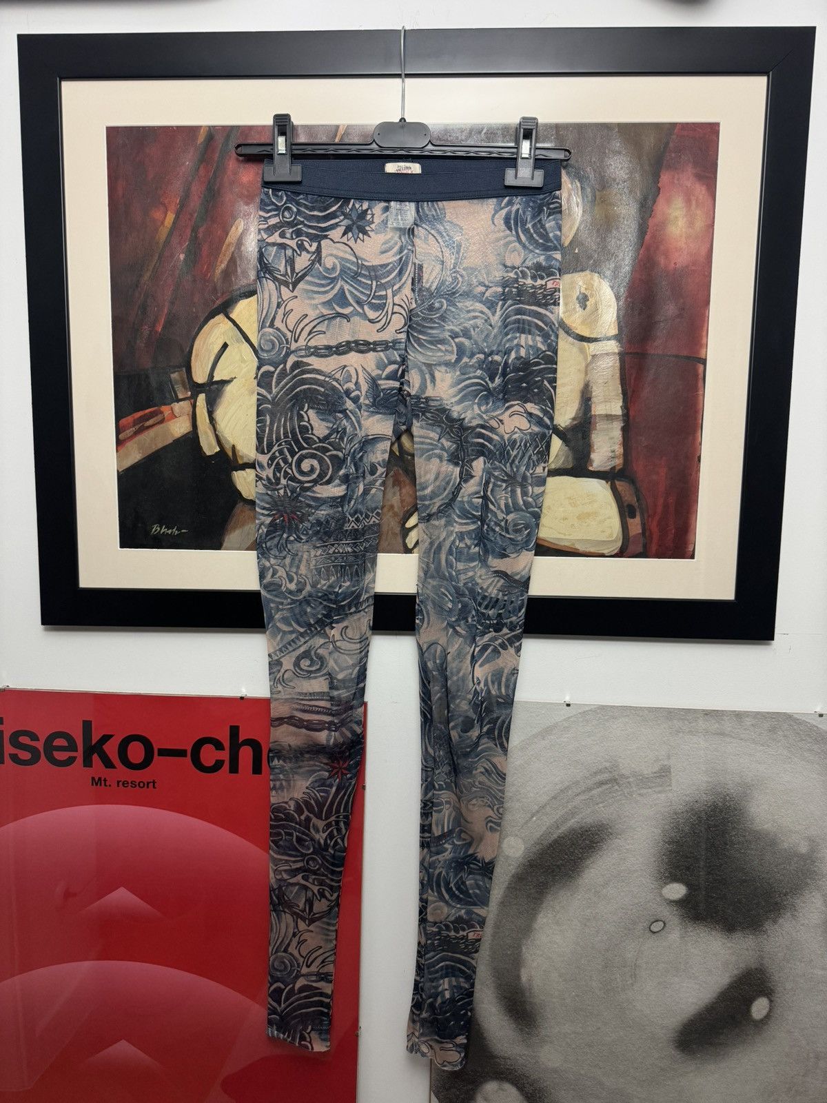 Jean Paul Gaultier Jean Paul Gaultier Lindex Set Tattoo Mesh Top + Leggins Size M / US 6-8 / IT 42-44 - 5 Thumbnail