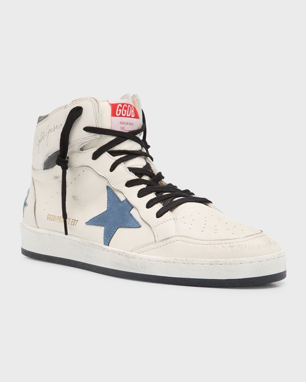 Golden Goose o1w1db10625 Sky-Star Leather High Top Sneakers in Multicolor Size US 8 / EU 41 - 3 Thumbnail