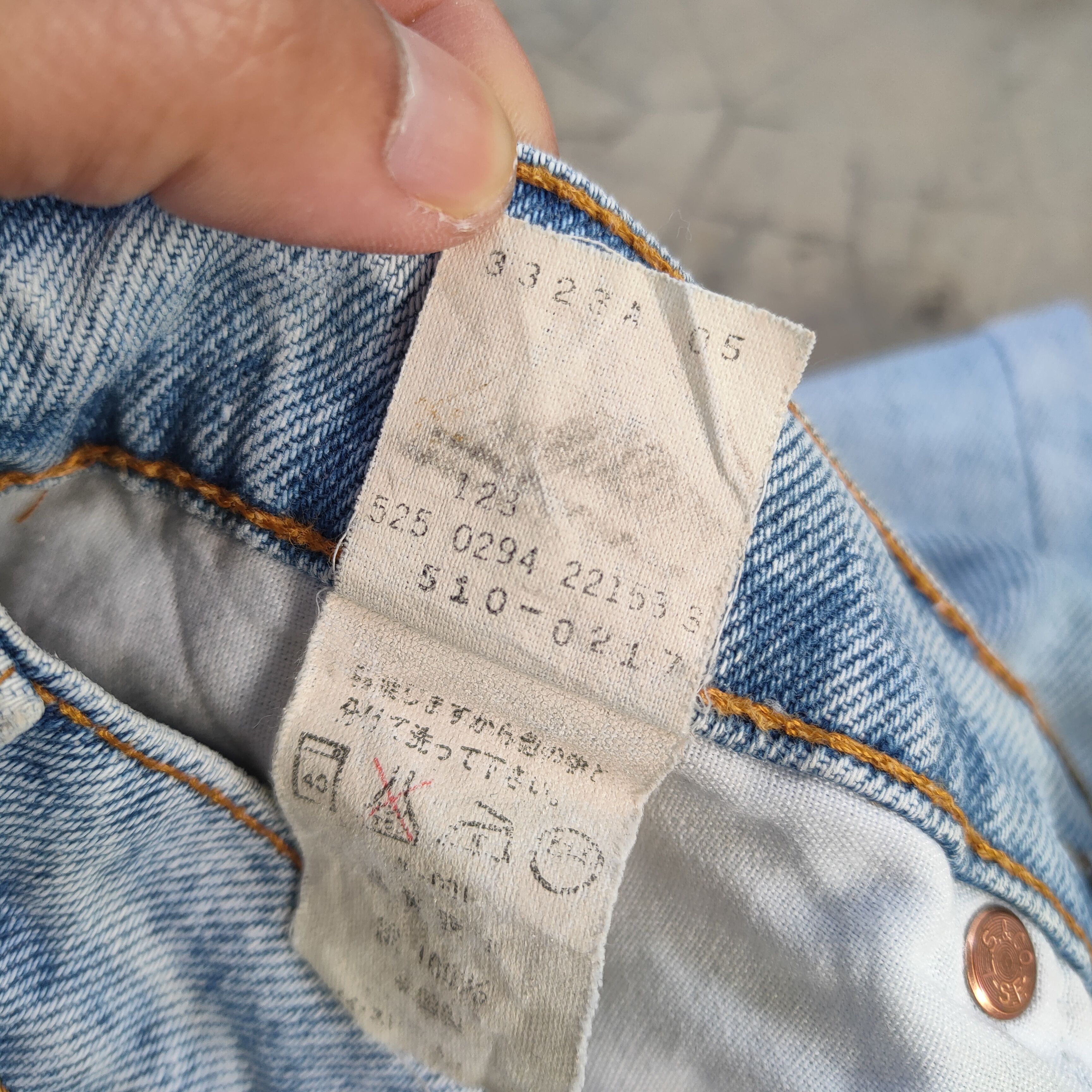 Levi's Vintage Clothing VINTAGE LEVI'S 510 94' USA FADED RIPPED JEANS DENIM PANTS Size US 29 - 18 Thumbnail