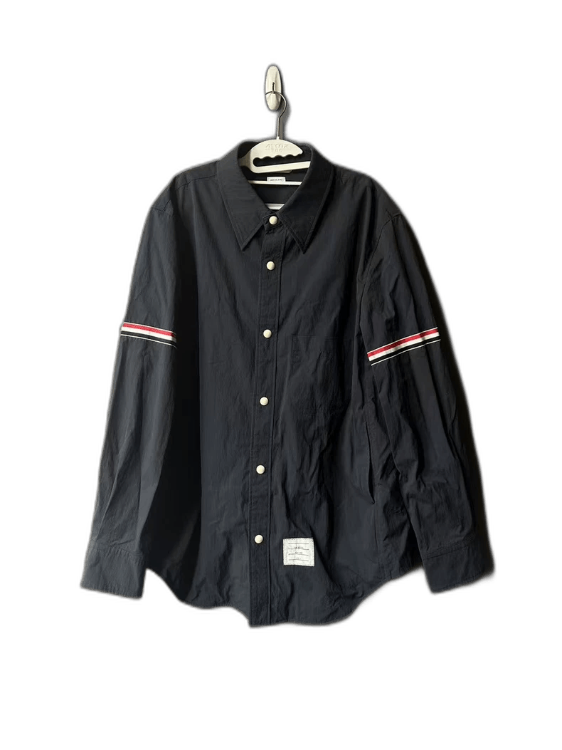 Thom Browne Thom Browne Long Sleeve Shirt Jacket Size US L / EU 52-54 / 3 - 1 Thumbnail