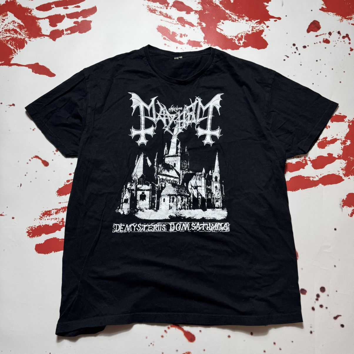 Band Tees Mayhem De Mysteriis Dom Sathanas Punk Rock T-Shirt Japan Size US M / EU 48-50 / 2 - 1 Thumbnail