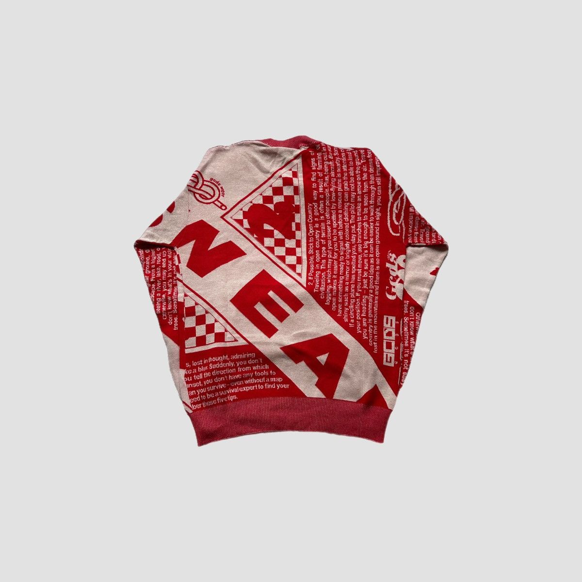 GCDS GCDS Universal Flag Jacquard Sweatshirt Size US S / EU 44-46 / 1 - 2 Thumbnail