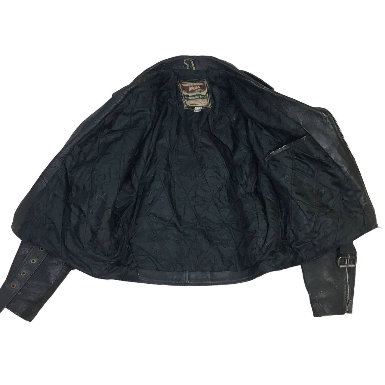 Genuine Leather Akaso Division Harley Davidson Printed Leather Biker Jacket Size US M / EU 48-50 / 2 - 15 Thumbnail