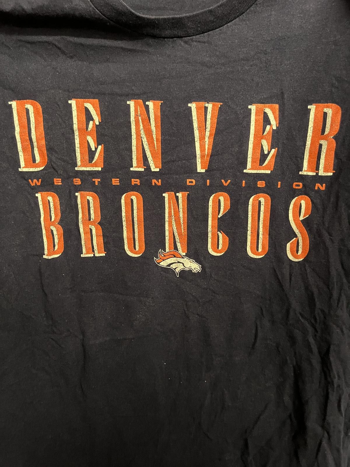 Starter VTG Starter Denver Broncos T-shirt 2 Sided - Made in USA -XL Size US XL / EU 56 / 4 - 4 Thumbnail