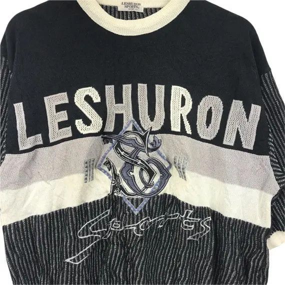 Vintage Vtg LESHURON SPORTS JAPAN Embroidery Pop Art Sweatshirt Size M / US 6-8 / IT 42-44 - 6 Thumbnail