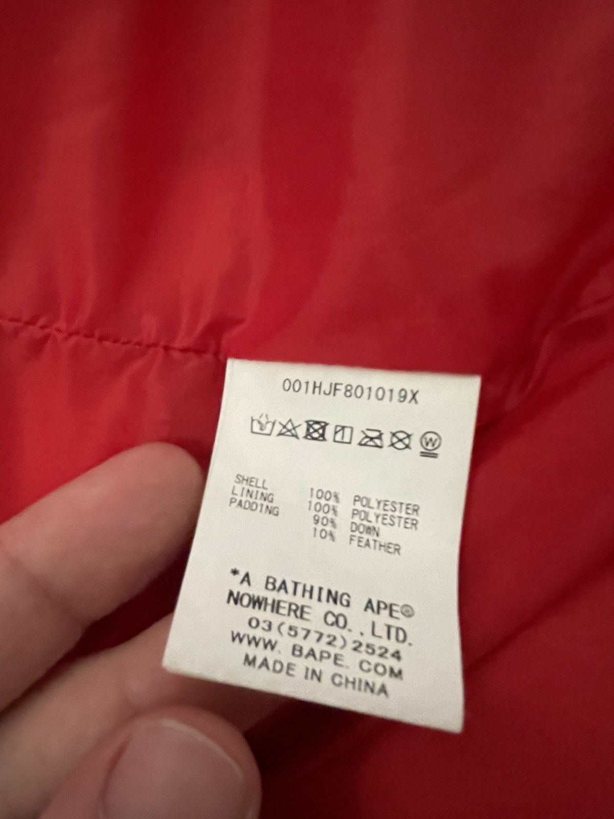 Bape A bathing ape (bape) pink puffer jacket Size US XL / EU 56 / 4 - 9 Thumbnail