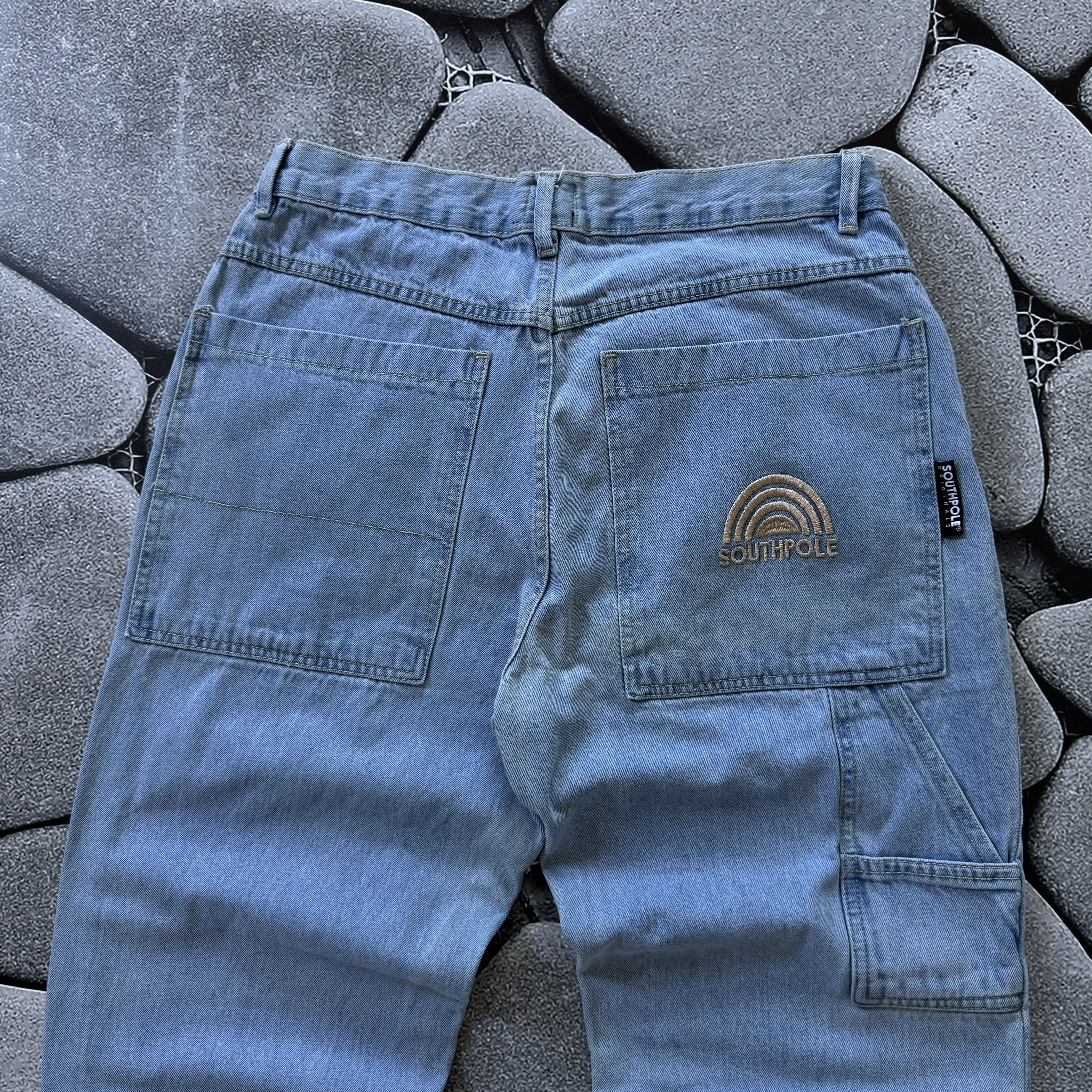 JNCO × Southpole VINTAGE SOUTHPOLE WORK CARGO JEANS BAGGY JNCO STYLE Size US 34 / EU 50 - 3 Thumbnail