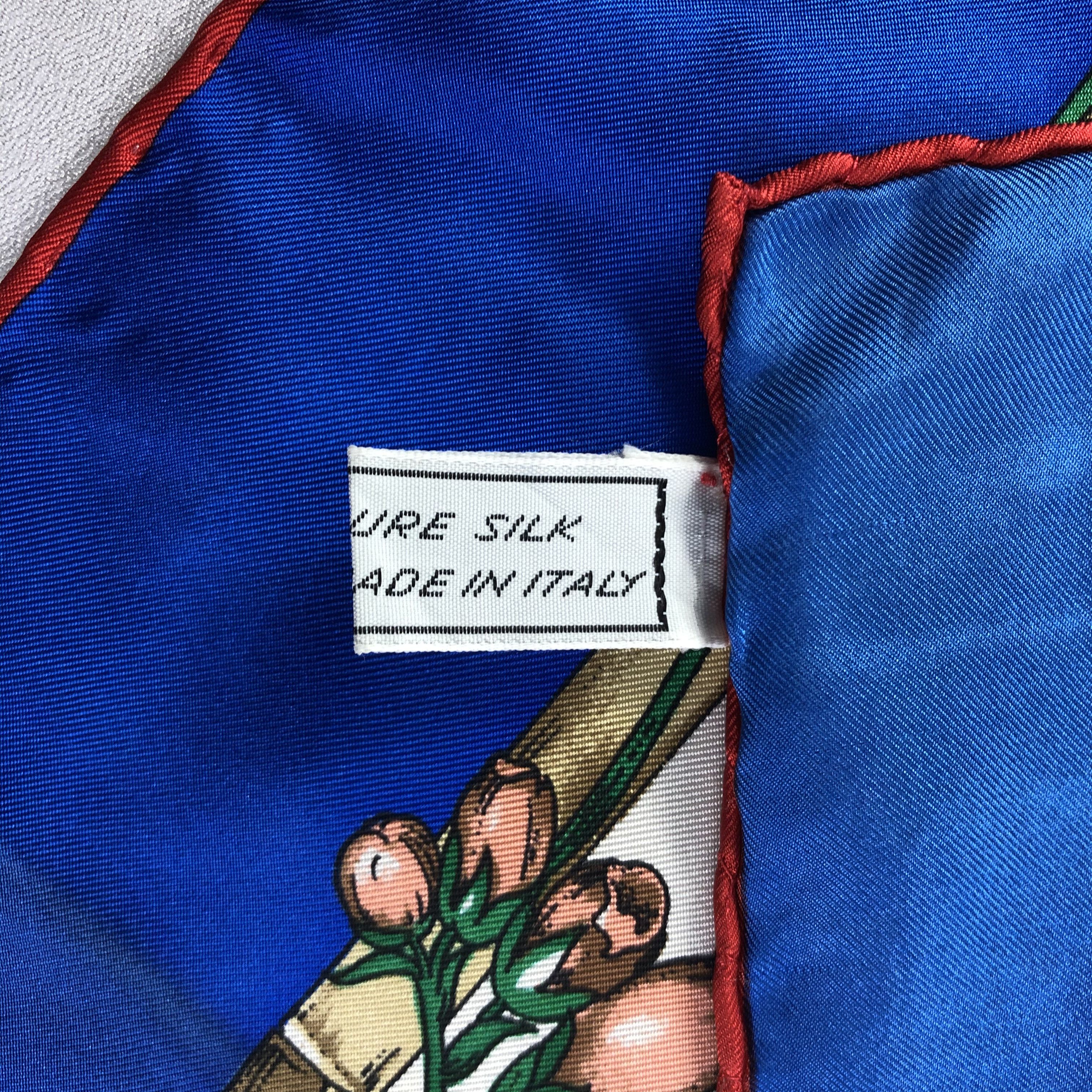 Vintage Vintage Richel Paris Silk Scarf Size ONE SIZE - 7 Thumbnail