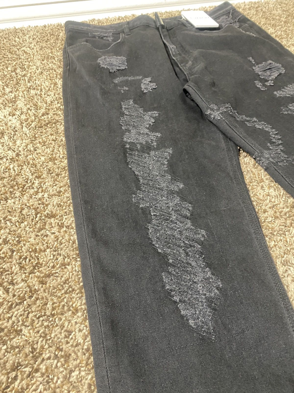 Givenchy Givenchy Matthew Williams Distressed Boro Denim Jeans 35 Size US 33 - 3 Thumbnail