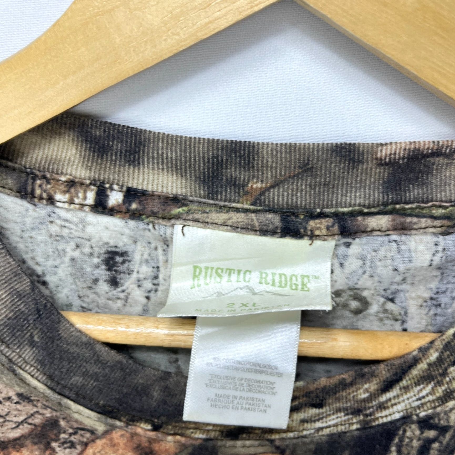 Realtree VINTAGE Realtree Camouflage Long Sleeve Shirt 2XL Men Green T-Shirt Size US XXL / EU 58 / 5 - 4 Thumbnail
