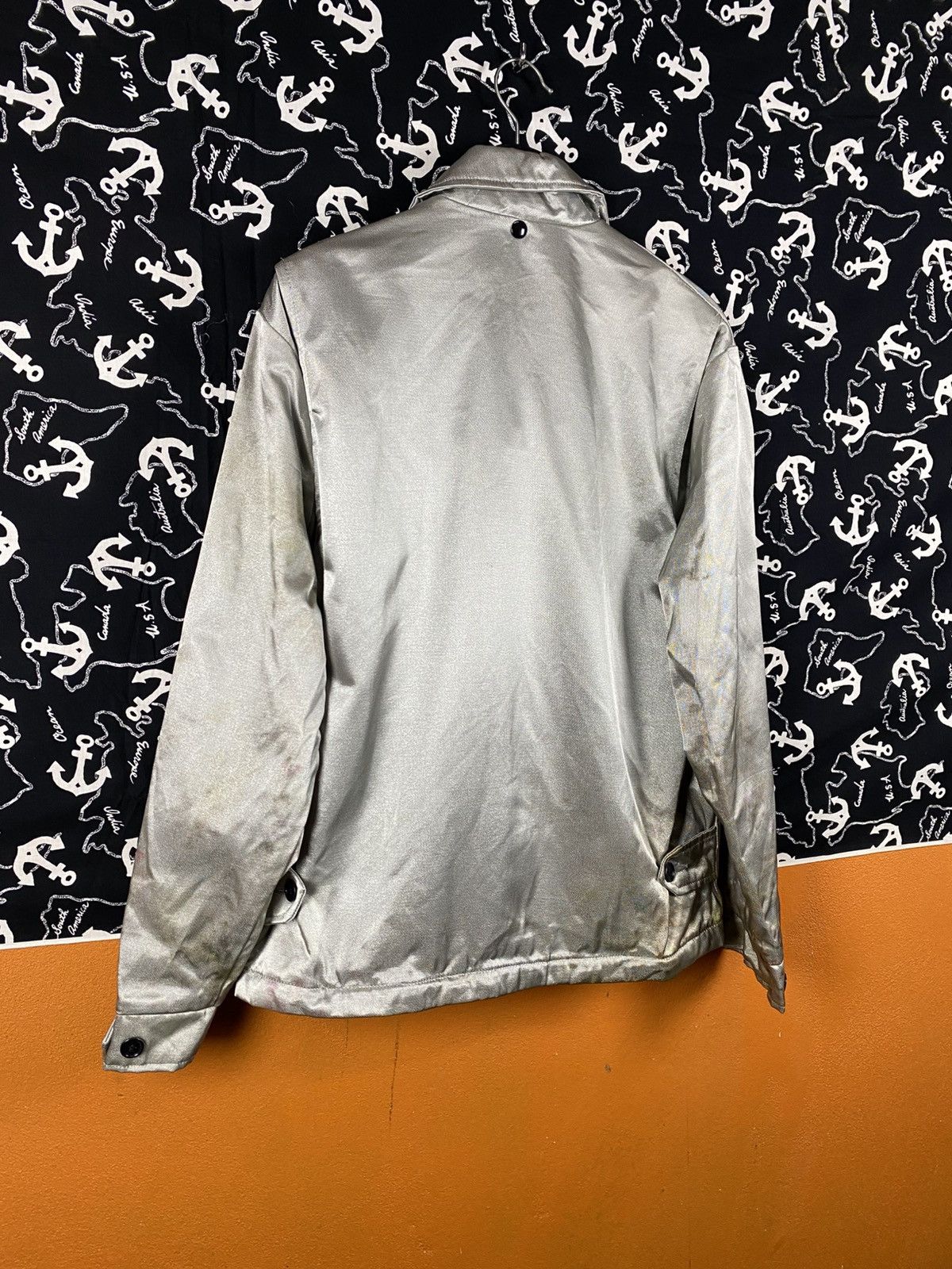 I. Spiewak And Sons Vintage Spiewak Silver Satin Zip Classic Workwear Outerwear Size US M / EU 48-50 / 2 - 13 Thumbnail