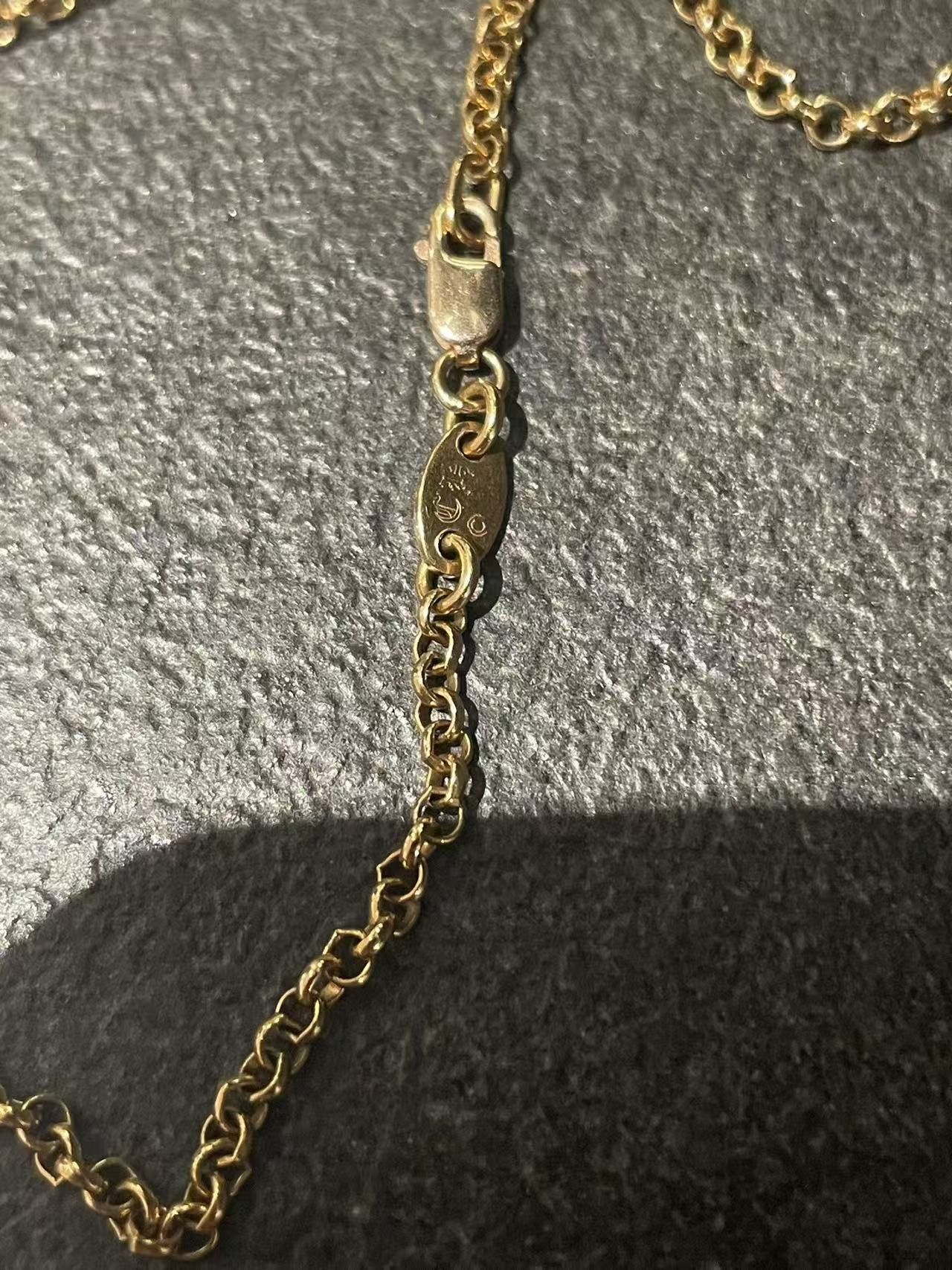 Chrome Hearts Chrome Hearts 22K Gold Safety Pin Necklace Size ONE SIZE - 10 Thumbnail