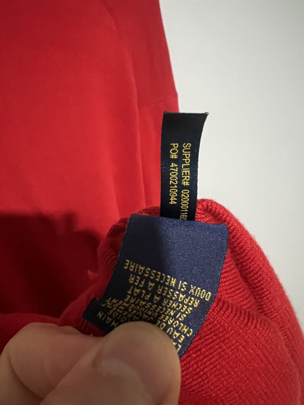 Polo Ralph Lauren Polo Ralph Lauren Pima Cotton Men's V-Neck Embroidered Logo Size US XL / EU 56 / 4 - 7 Thumbnail