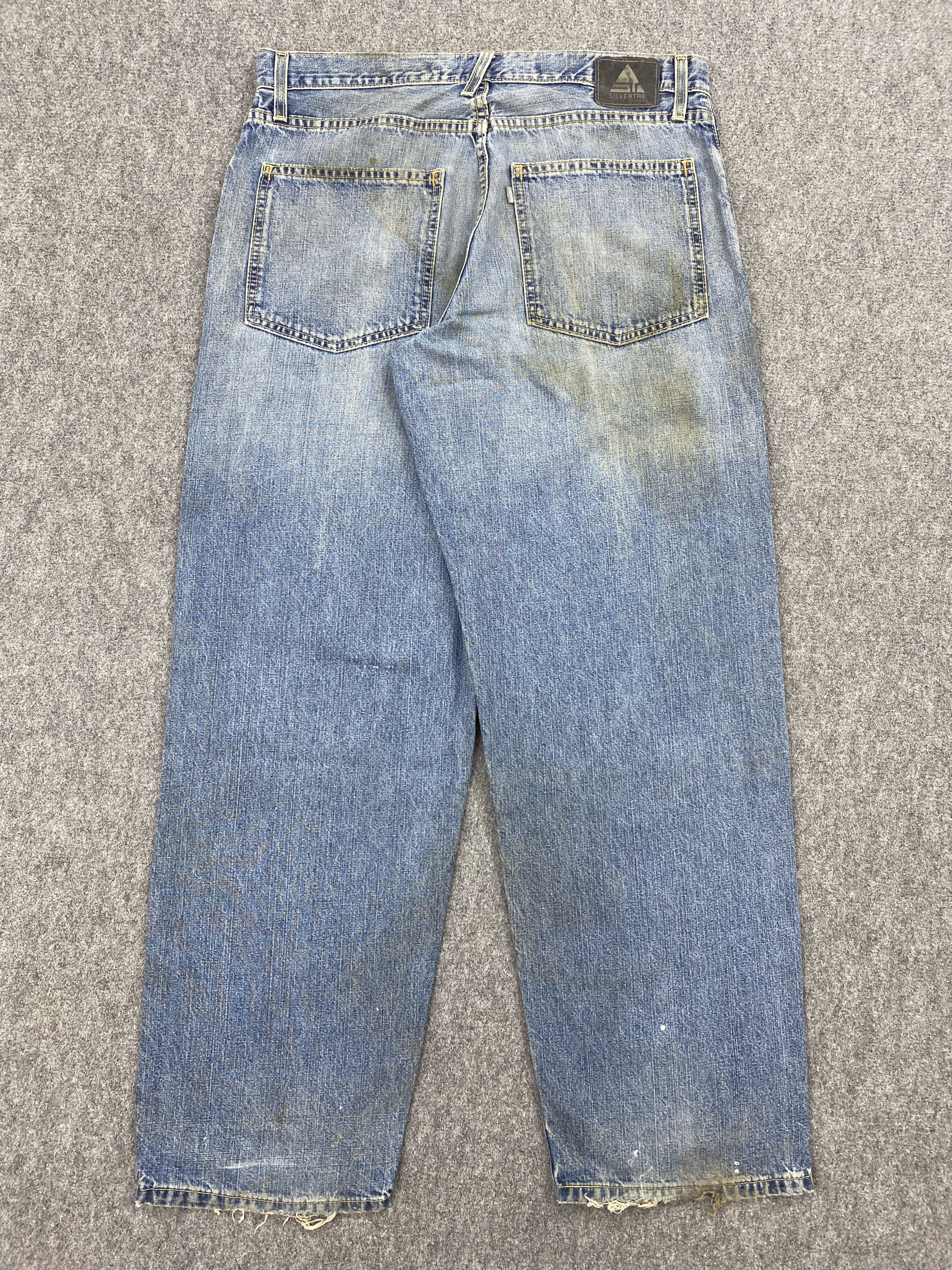 Levi's × Vintage Vintage Levis Silvertab Dirty Jeans Size US 35 - 3 Thumbnail