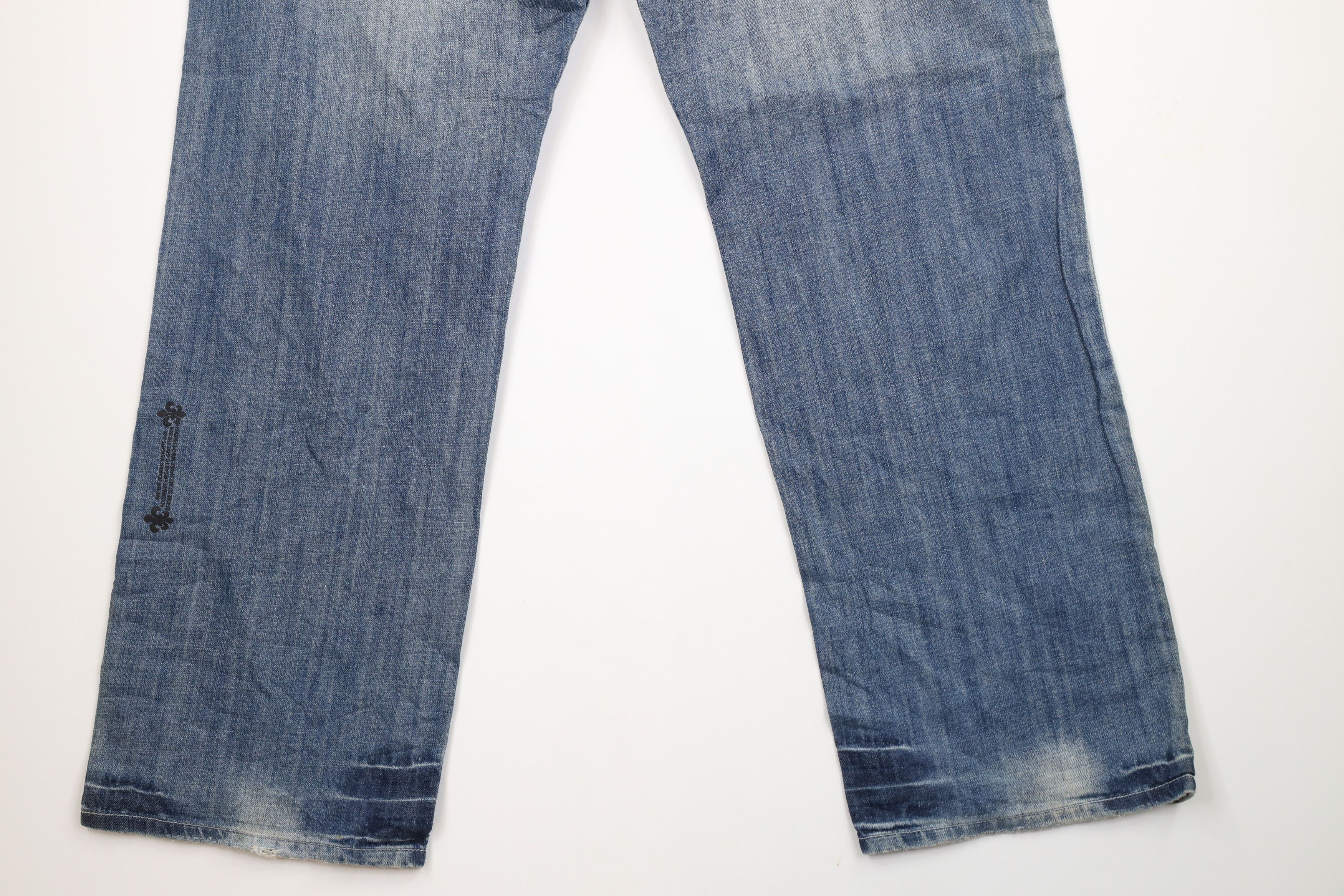 Vintage Vintage Y2K Streetwear Baggy Fit Wide Leg Denim Jeans Blue Size US 40 / EU 56 - 13 Thumbnail