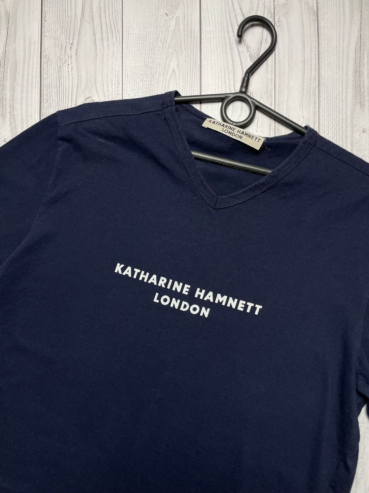 Katharine Hamnett London × Vintage Vintage Katharine Hamnett London tee big logo size L Size US L / EU 52-54 / 3 - 2 Thumbnail