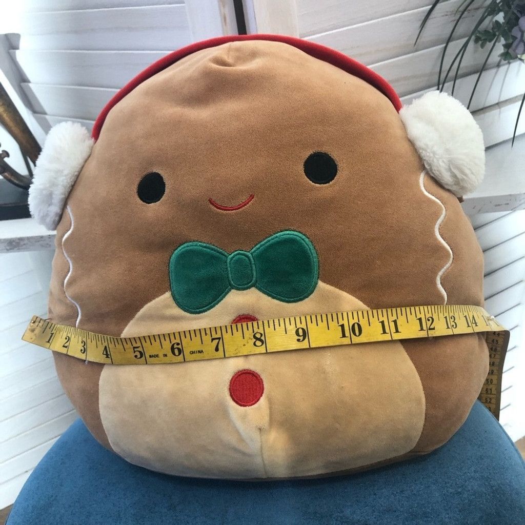 Vintage Squishmallows Xmas Christmas Gingerbread man earmuffs 15 X 6 Size ONE SIZE - 4 Thumbnail