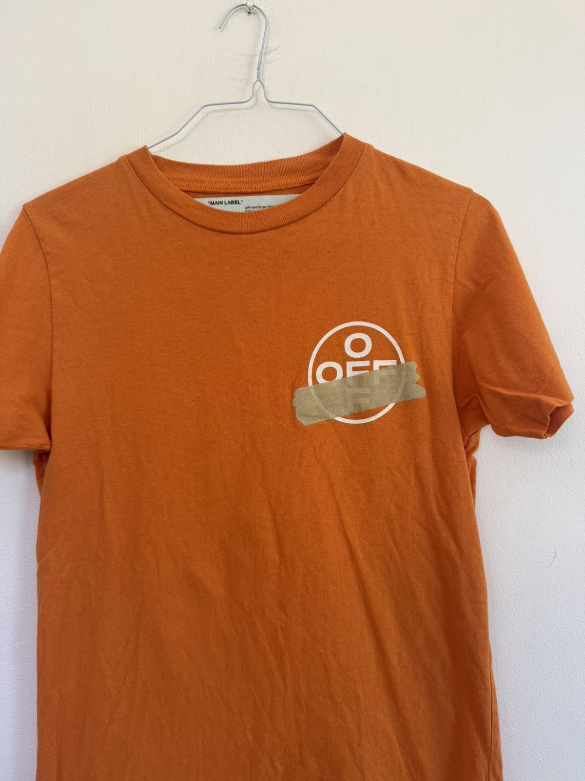 Off-White Off White Orange Tape Arrow TEE Size US S / EU 44-46 / 1 - 3 Thumbnail