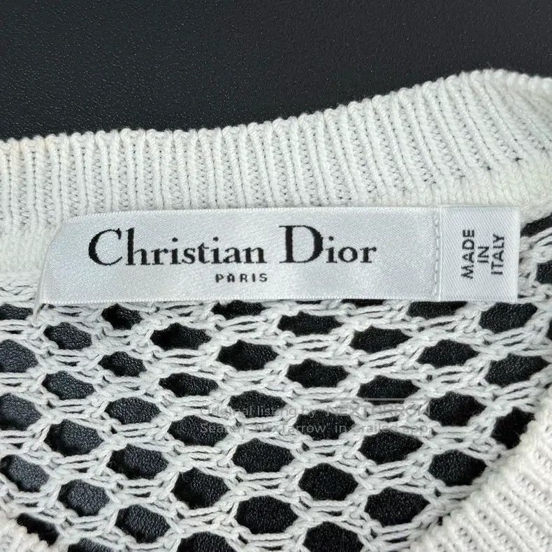 Dior Dior White hollow-out knitted cardigan coat Size XS / US 0-2 / IT 36-38 - 5 Thumbnail