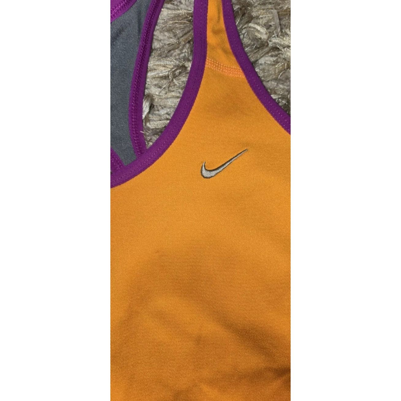 Nike 2Pc Set Nike Dri-FIT Tempo Shorts M Racerback Bra Tank Top S Size 29" - 9 Thumbnail