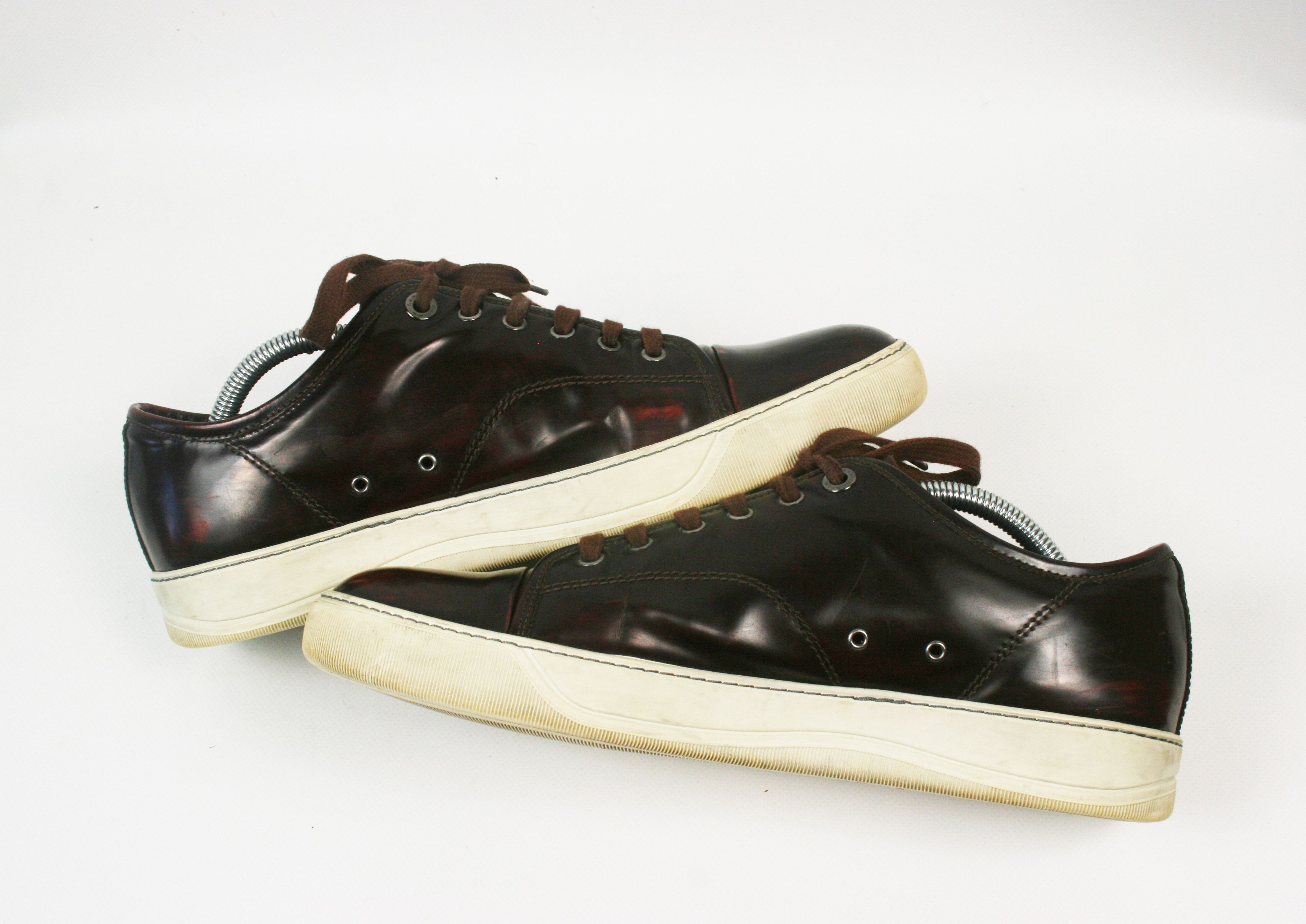Lanvin DDB1 Patent Leather Low Sneakers 8 Size Size US 8 / EU 41 - 6 Thumbnail
