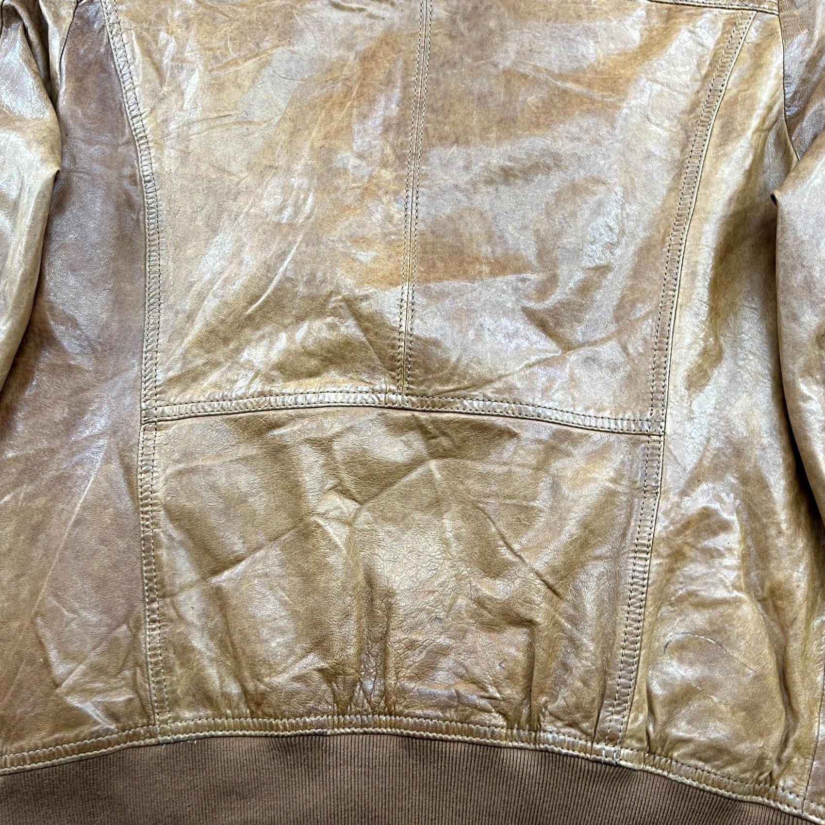 Hugo Boss Hugo Boss Brown Lamb Leather Jacket Mens Size 52 Bomber Jacket Brown Size US L / EU 52-54 / 3 - 5 Thumbnail