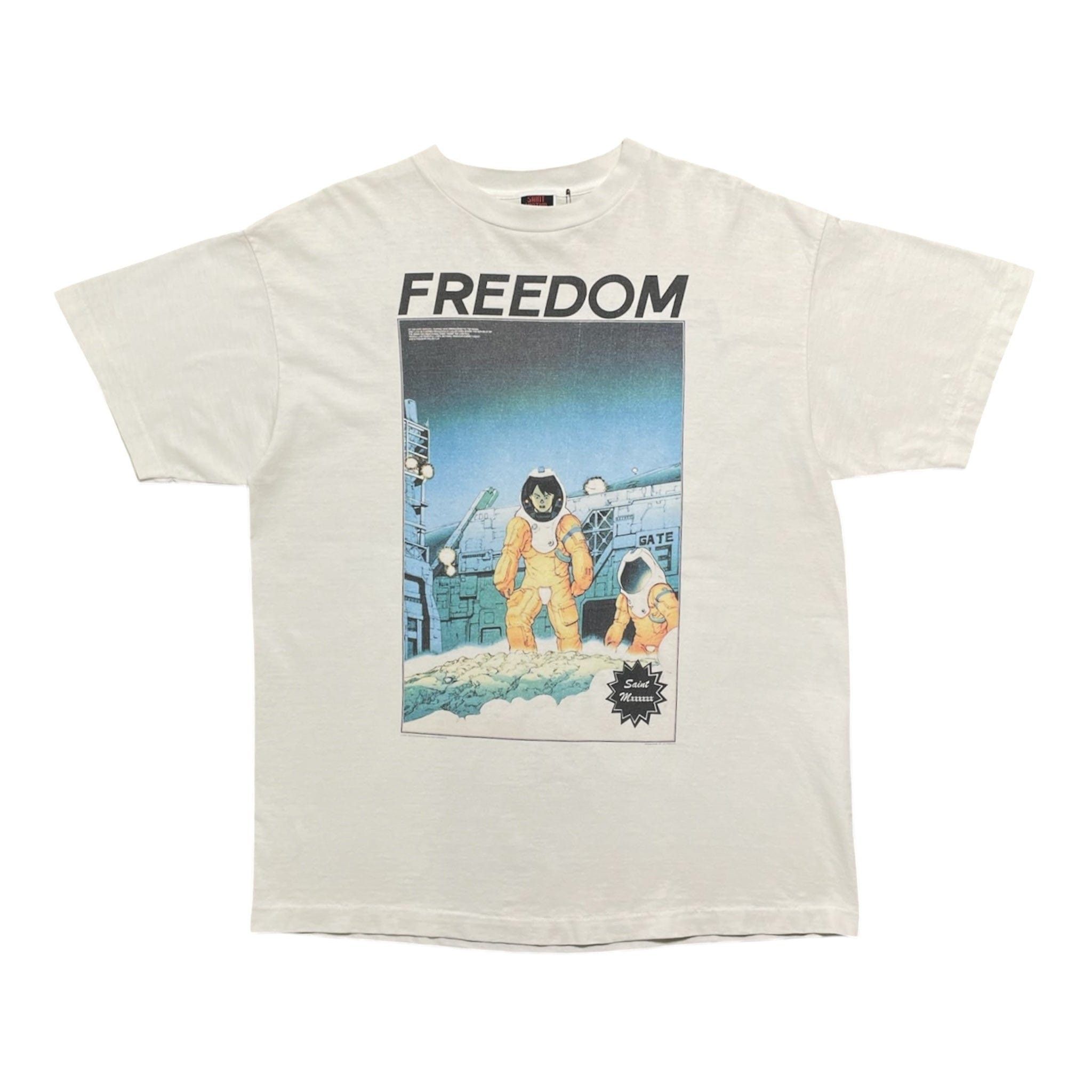 SAINT MICHAEL FREEDOM Tシャツ SAINT MX6 Saint Michael Freedom Graphic Tee This tee | Depop