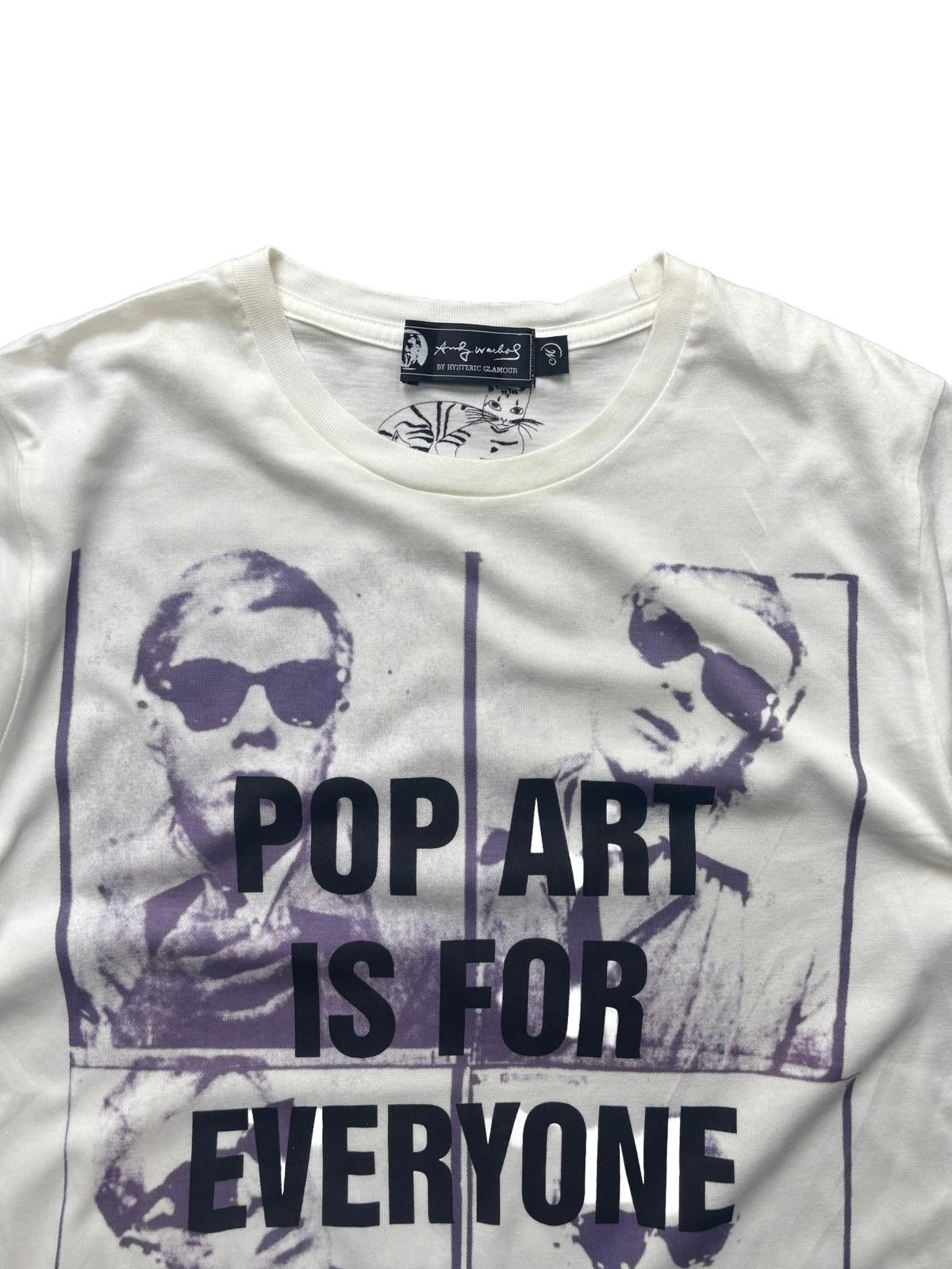 Hysteric Glamour Hysteric Glamour x Andy Warhol Pop Art Tee M Size US M / EU 48-50 / 2 - 3 Thumbnail