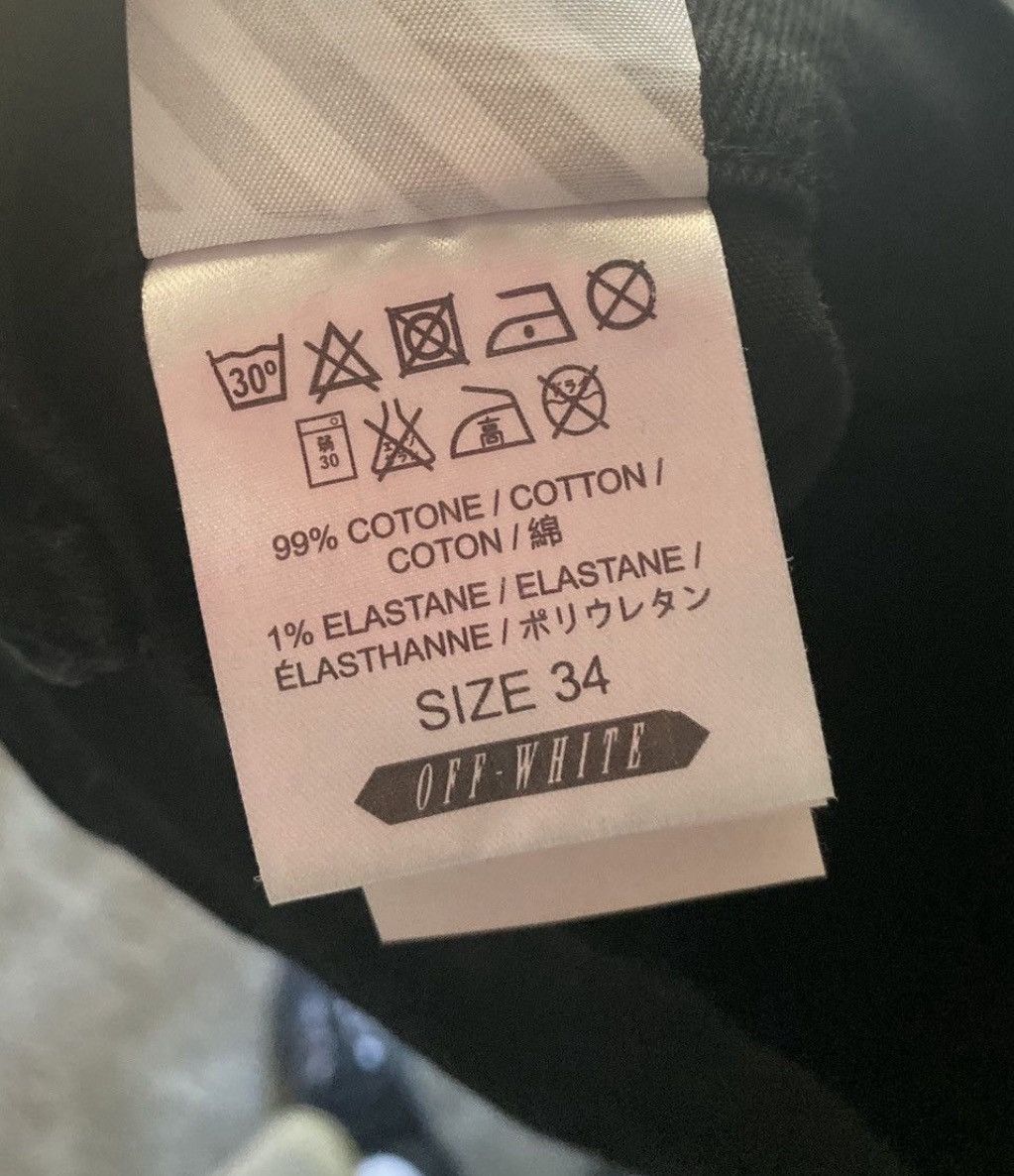 Off-White Off-white Virgil Abloh black cut off shorts Size US 34 / EU 50 - 6 Thumbnail