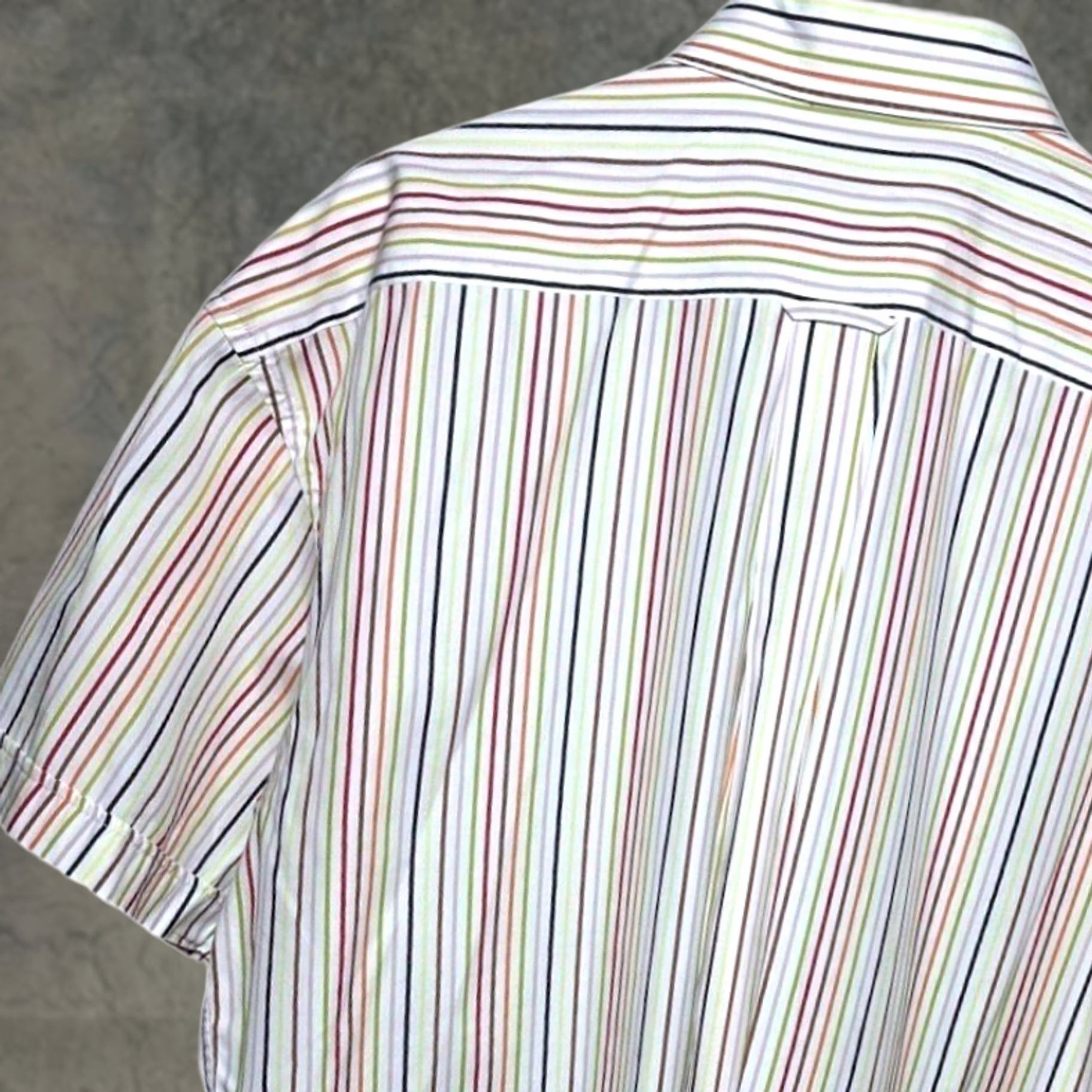 Vintage GIORDANO Experience Men's XXL Short Sleeve Button Down Multi Stripe Shirt Size US XXL / EU 58 / 5 - 1 Thumbnail