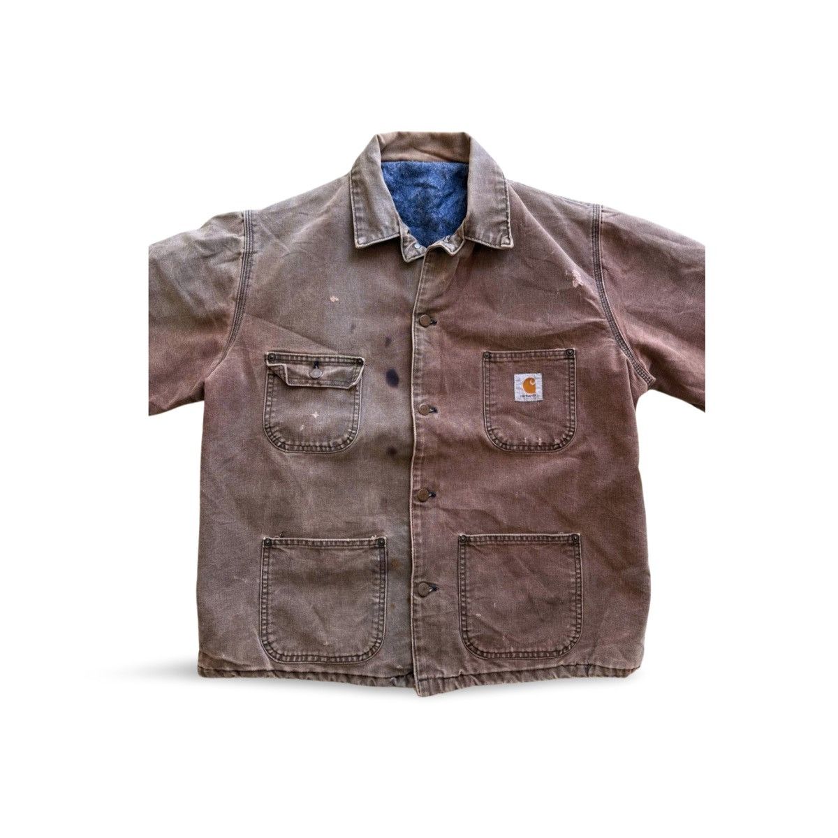 Carhartt Carhartt Faded Mocha Blanket Lined Workwear Jacket Size US L / EU 52-54 / 3 - 4 Thumbnail