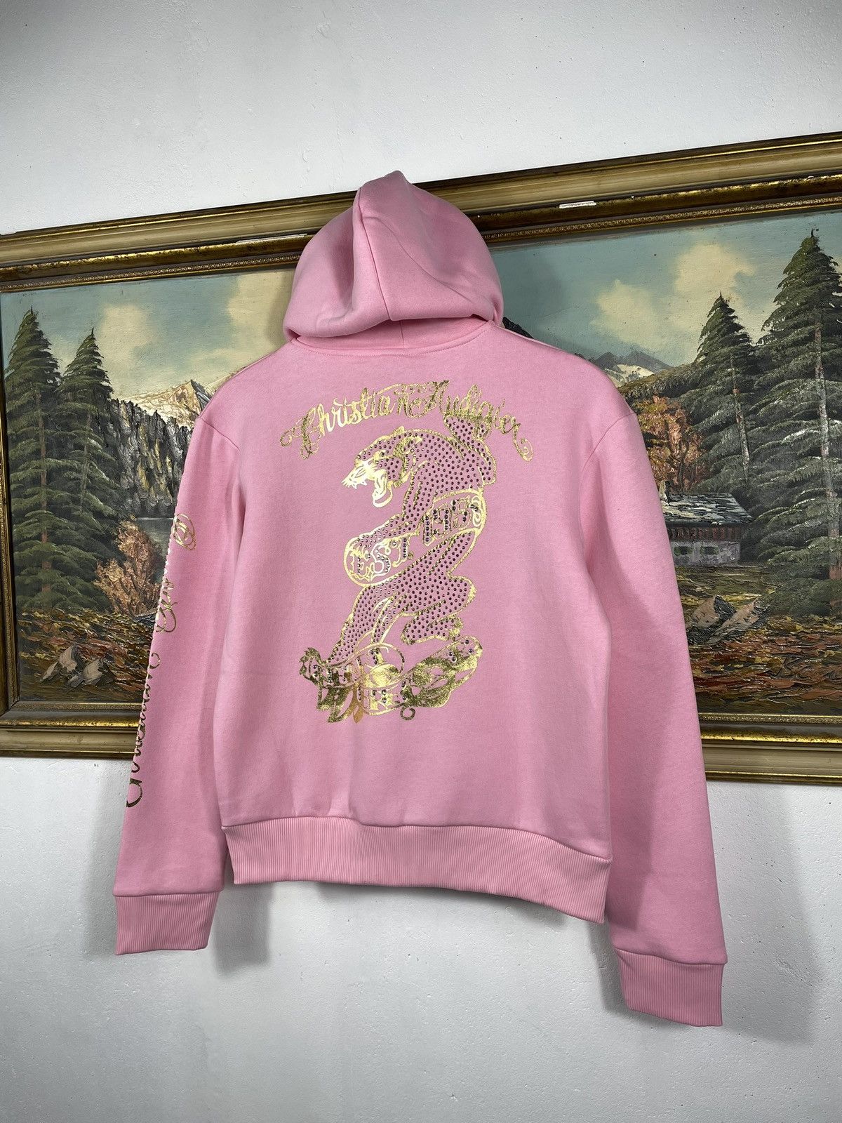 Christian Audigier × Ed Hardy × Vintage Ed Hardy Retro 00s Hoodie Sweatshirt Affliction Grunge Size S / US 4 / IT 40 - 7 Thumbnail