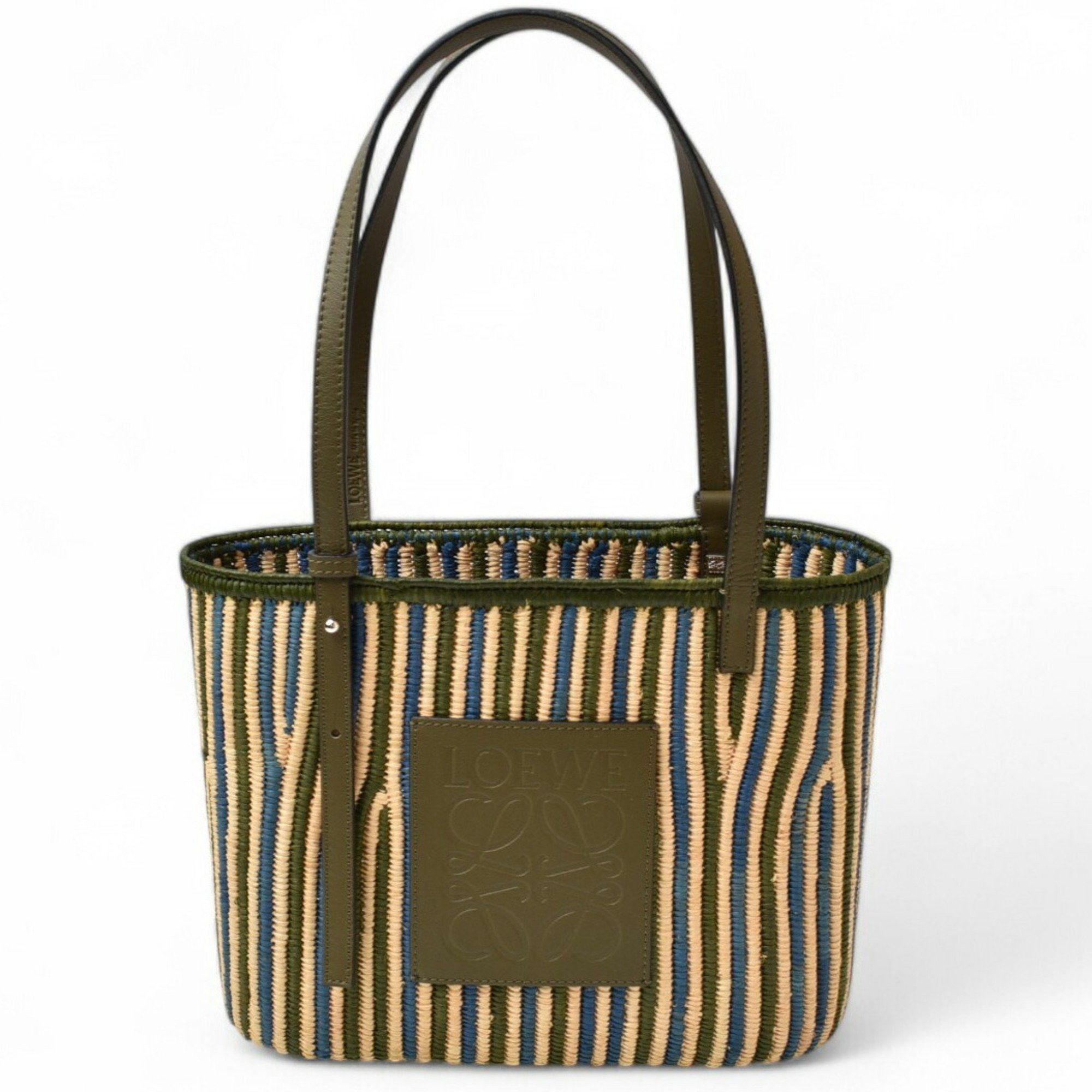 LOEWE Basket Bag Small Net-a-Porter Khaki