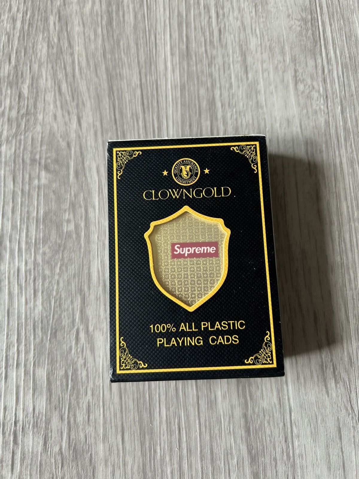 Supreme Supreme Gold Foil Playing Cards FW13 Size ONE SIZE - 3 Thumbnail