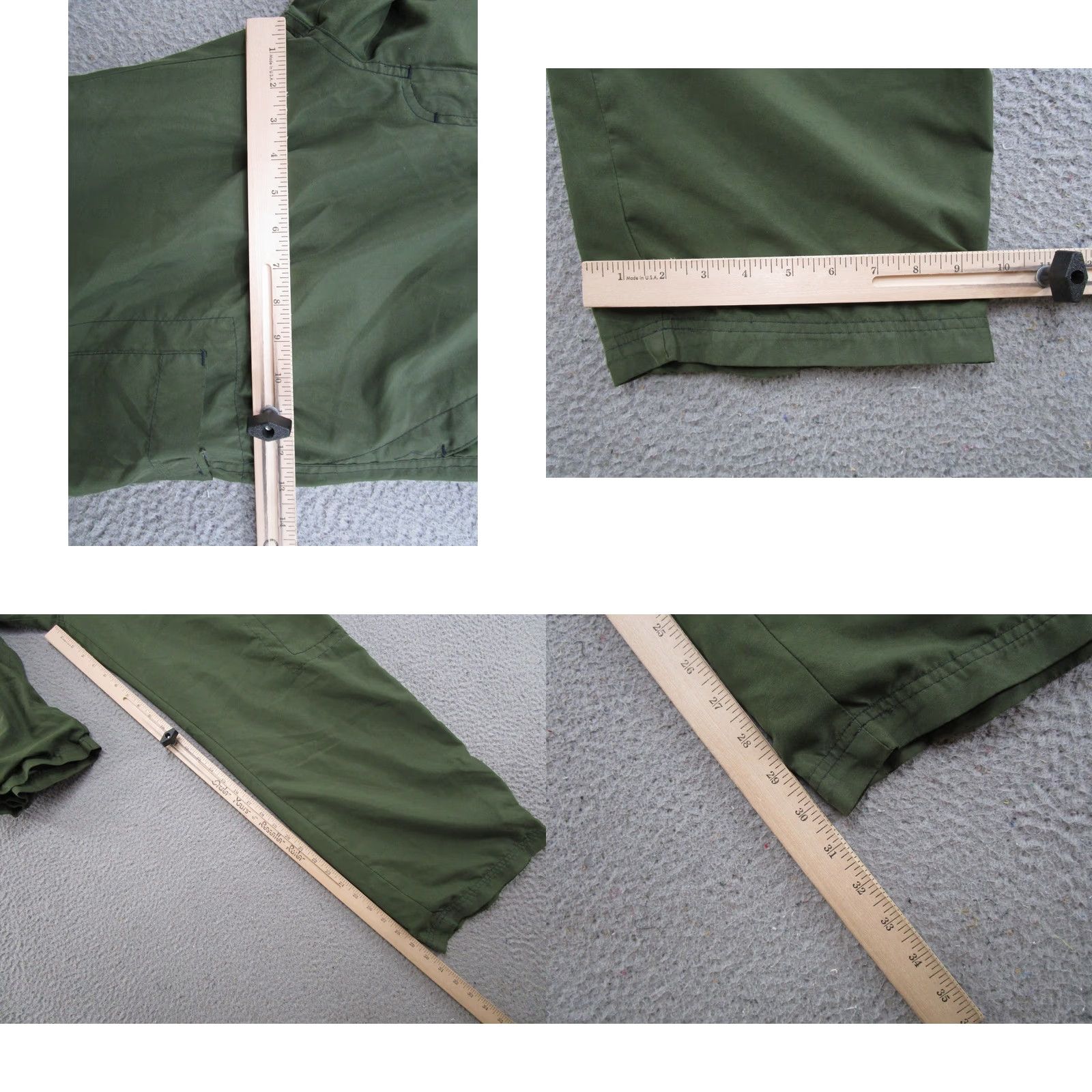 Old Navy VTG Old Navy Elastic Waist Belted Green Baggy Straight Leg Pants SZ M Loose Size US 31 - 8 Thumbnail