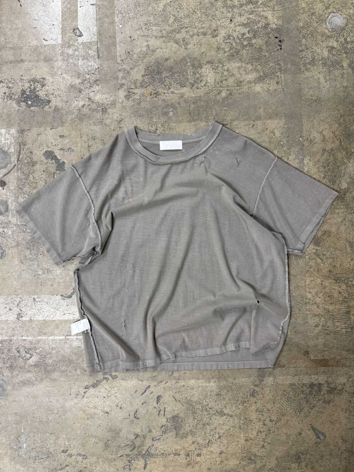 ALEXANDER DIGENOVA Alexander Digenova Grey Bleach Tee Size US L / EU 52-54 / 3 - 1 Thumbnail