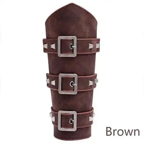 Jewelry Leather Armor Arm Gauntlet Wristband Size ONE SIZE - 2 Thumbnail