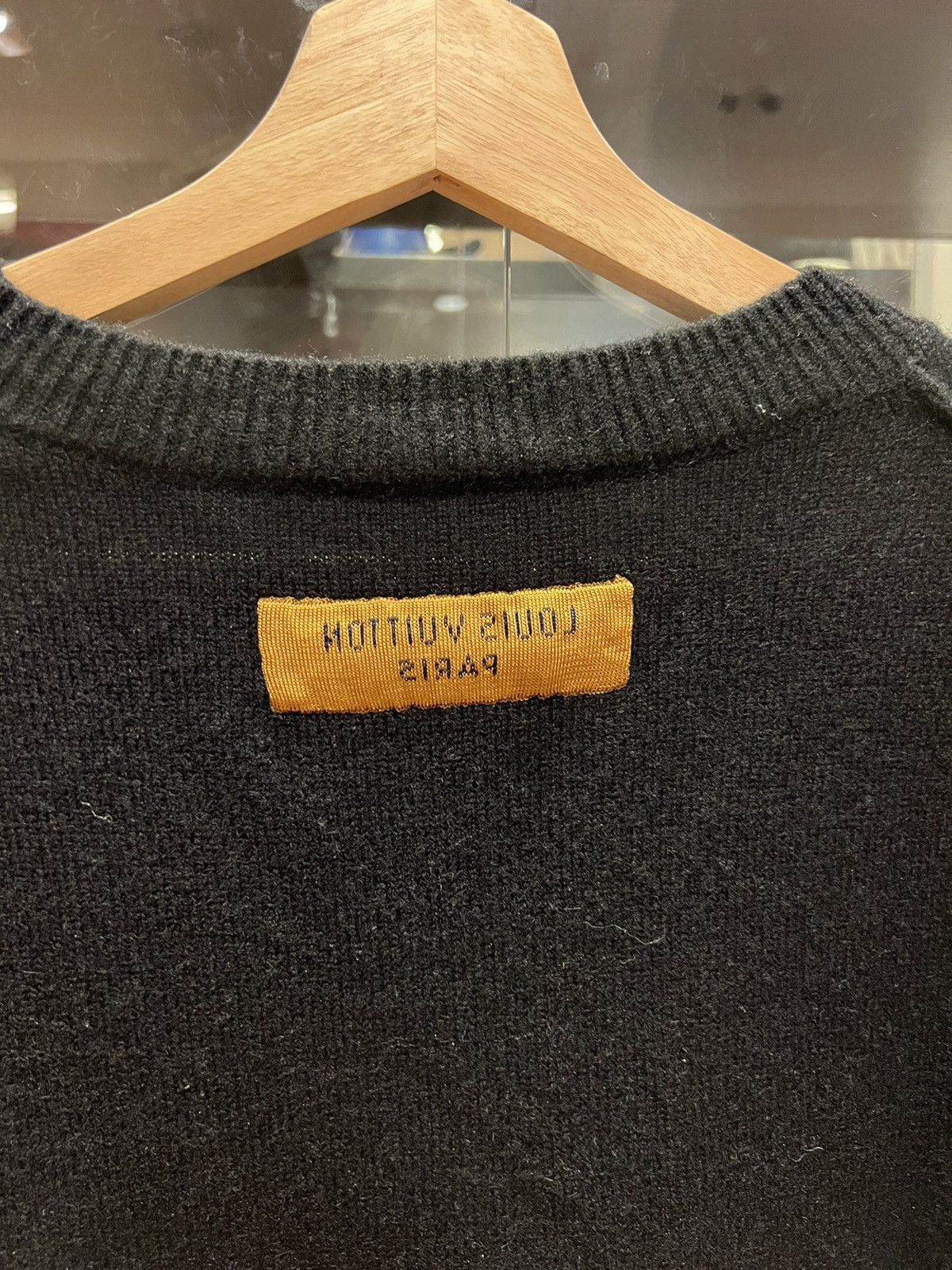 Louis Vuitton Louis Vuitton Cashmere Knit Sweater Black Size US XL / EU 56 / 4 - 10 Thumbnail