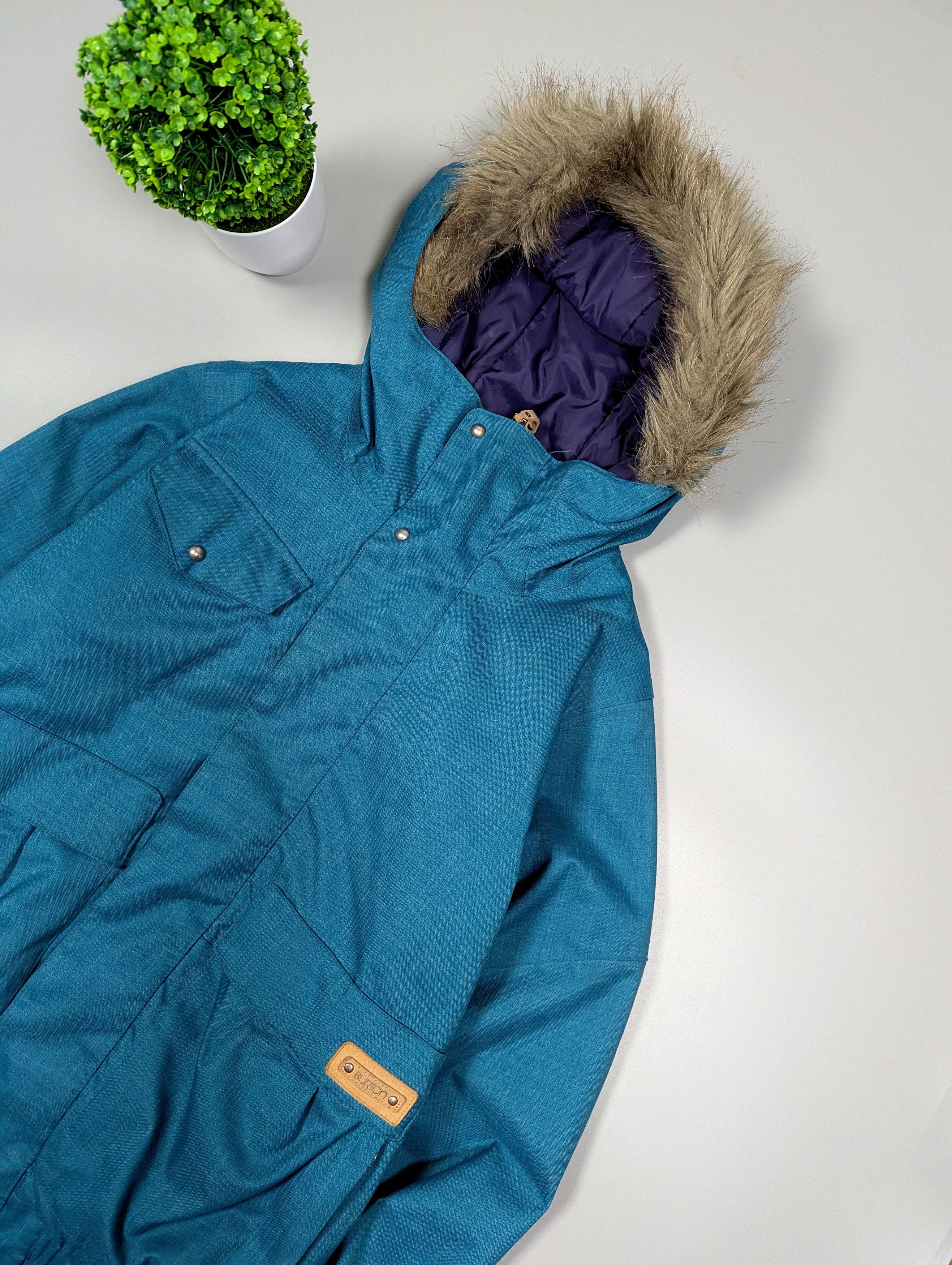 Burton × Vintage BURTON DryRide Women's Ski Gorpcore Dark Green Jacket Size M / US 6-8 / IT 42-44 - 3 Thumbnail