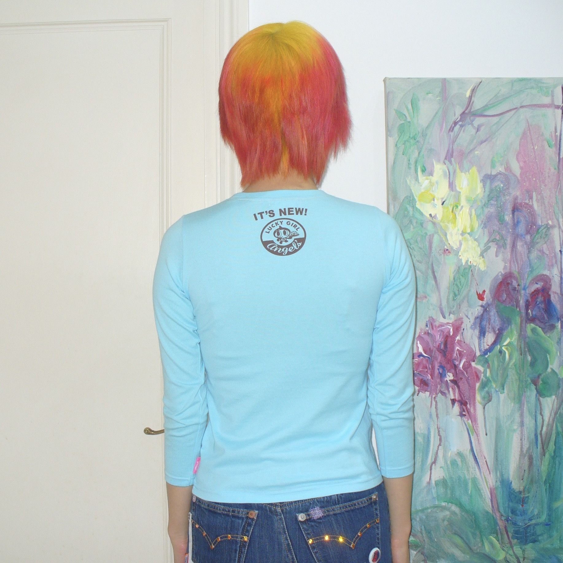 Angel Blue Angle Blue long-sleeve tee Size XS / US 0-2 / IT 36-38 - 2 Thumbnail