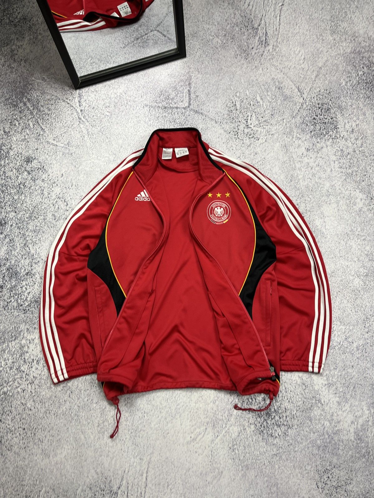 Adidas × Vintage Vintage 2005 Germany Soccer Track Jacket Adidas World Cup Size US L / EU 52-54 / 3 - 9 Thumbnail