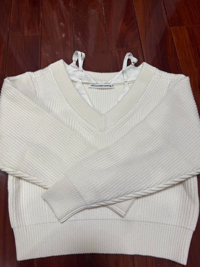 Alexander Wang Alexander Wang Women's Short Knit Sweater- Size XS / US 0-2 / IT 36-38 - 7 Thumbnail