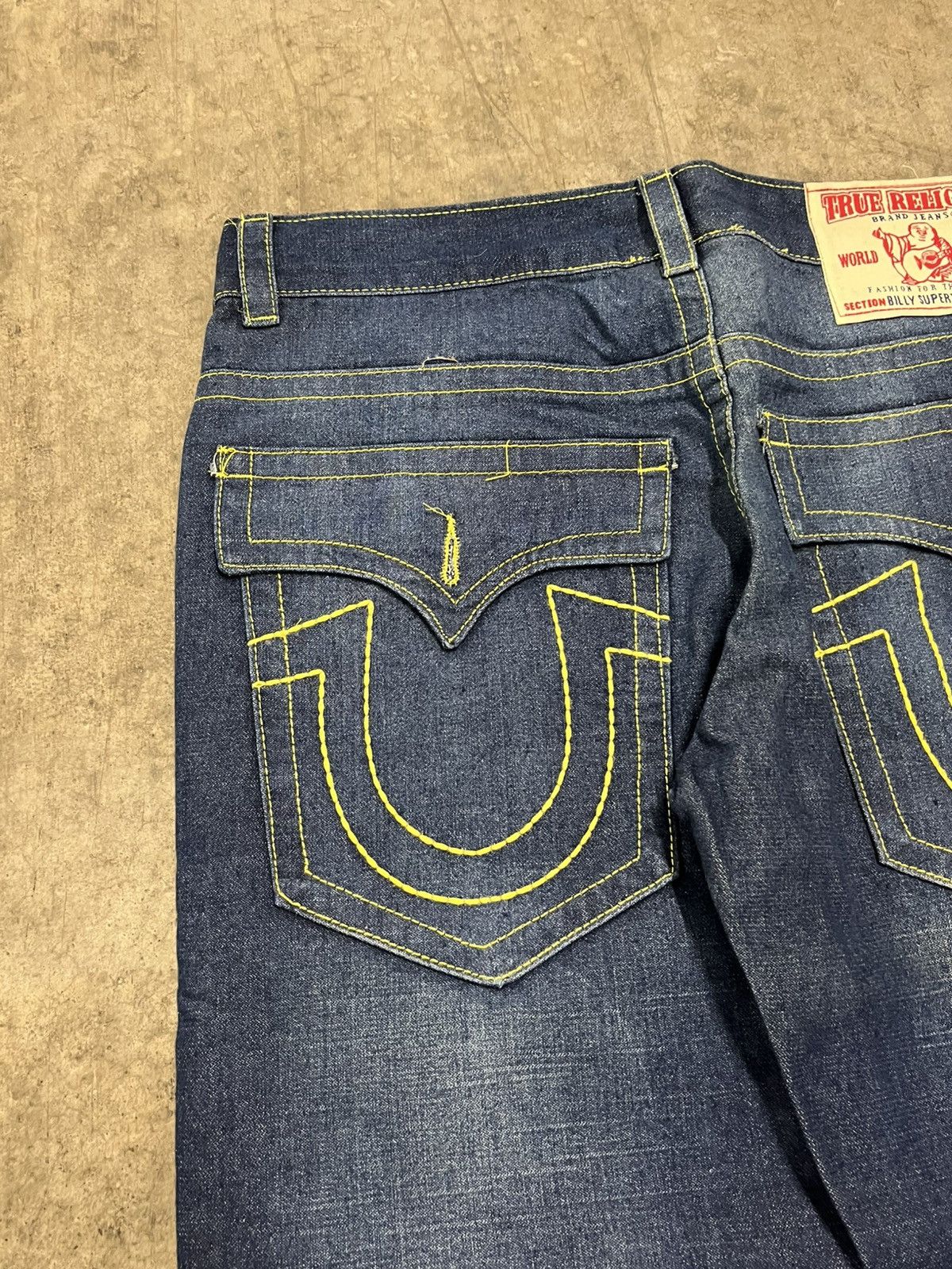 True Religion × Vintage True religion Billy super T vintage baggy fit denim rare Size US 36 / EU 52 - 6 Thumbnail