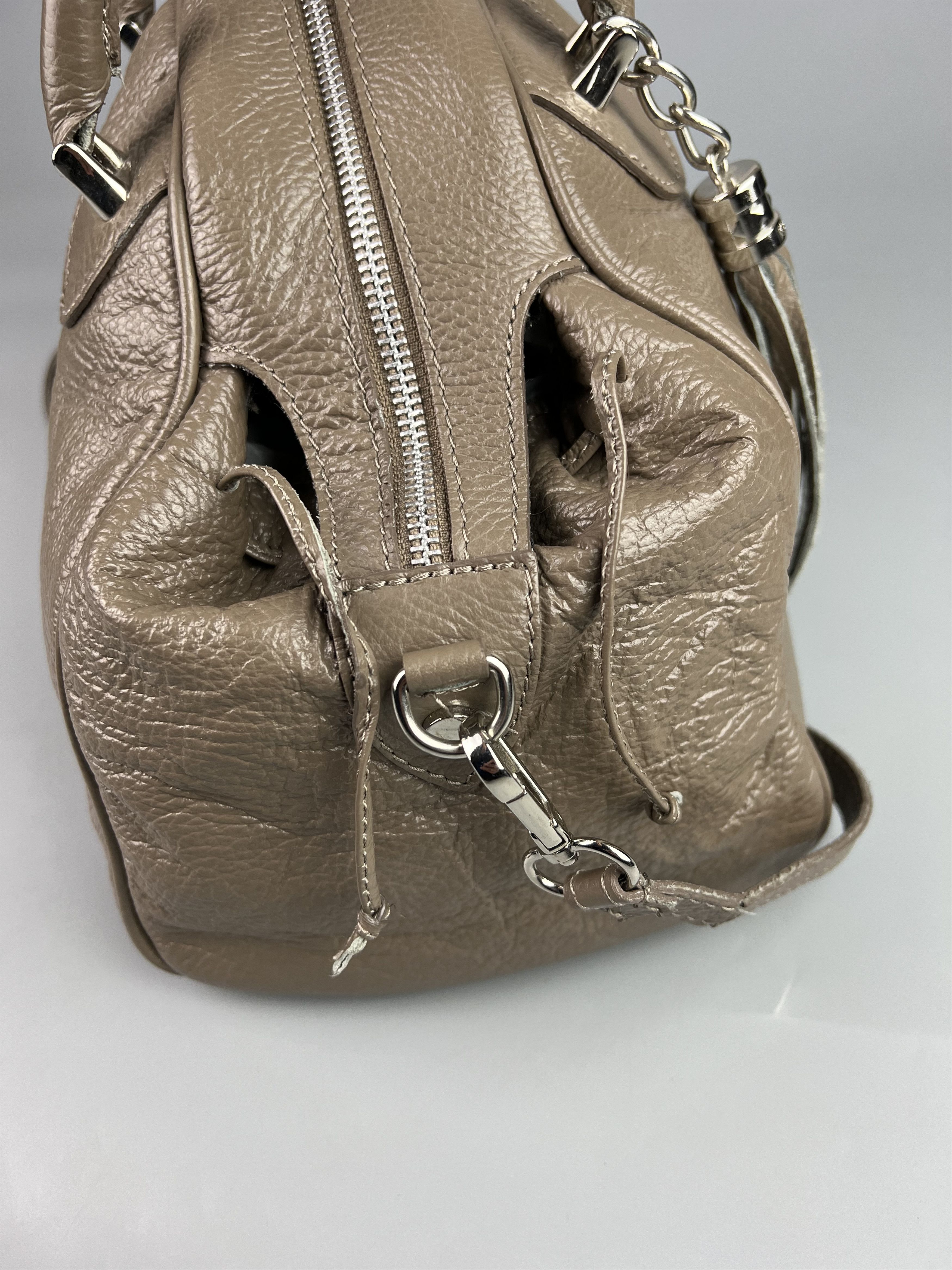 Leather Colonys Brown Leather Shoulder Bag Made in Italy Size ONE SIZE - 4 Thumbnail