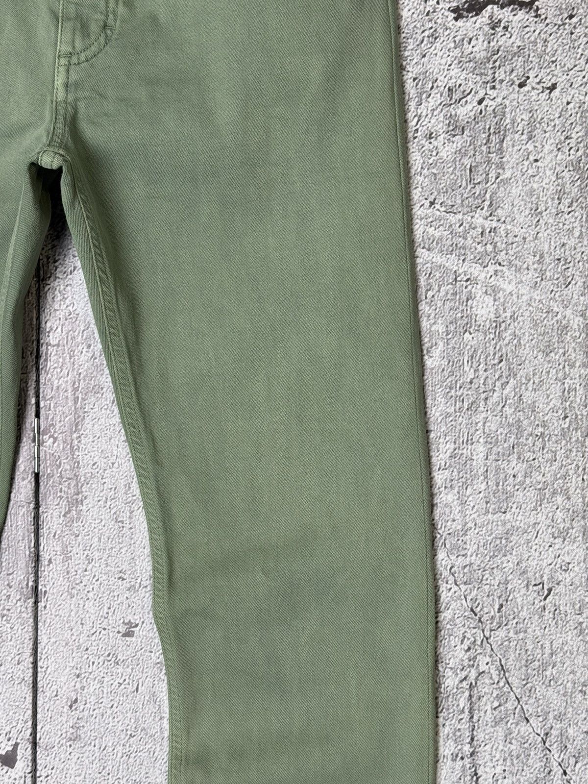 Loro Piana Loro Piana Green Jeans Denim Pants Chino Trousers Metal Logo Size US 30 / EU 46 - 9 Thumbnail