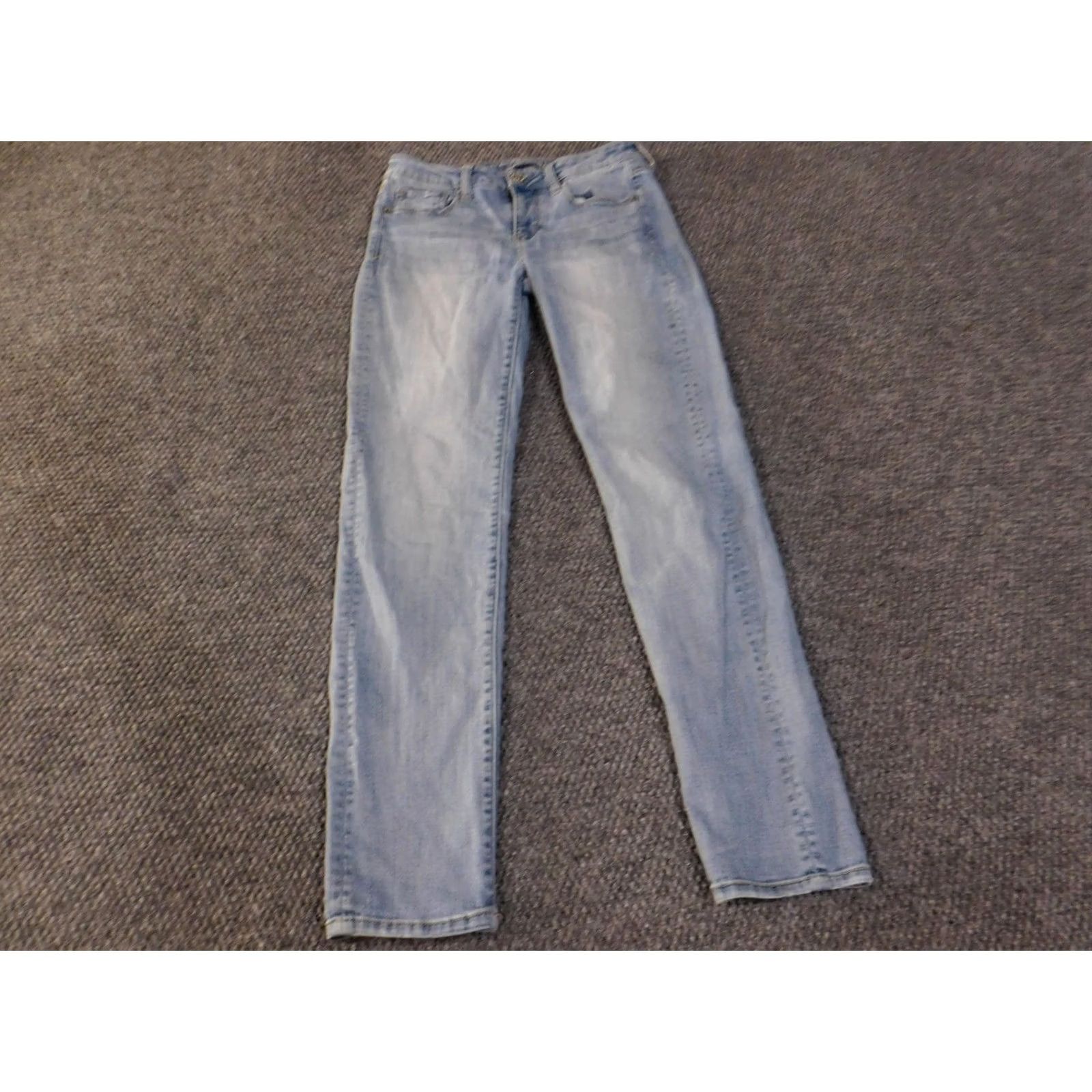 American Eagle Outfitters VINTAGE American Eagle Outfitters Jeans Womens 4 Light Wash Denim Skinny Super Stretch X Size 27" / US 4 / IT 40 - 3 Thumbnail