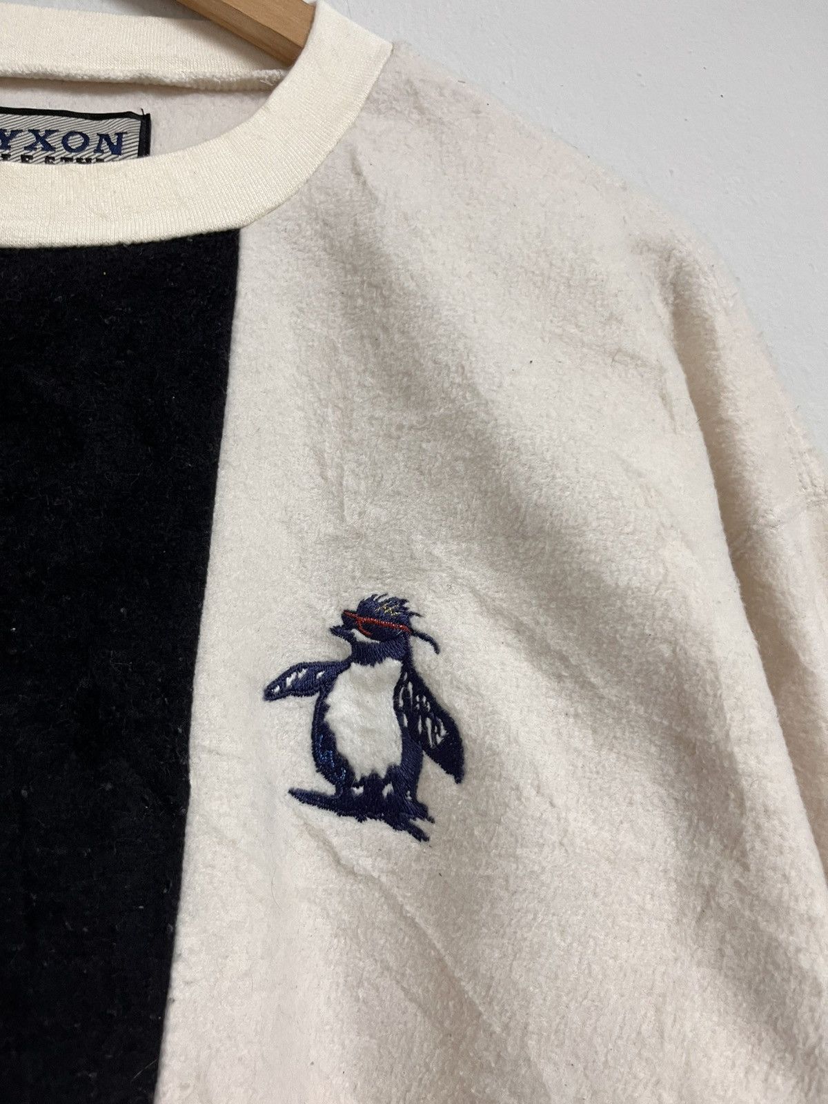 Original Penguin 💥Vintage 90s Munsingwear Zyxon Golf Fleece Size US M / EU 48-50 / 2 - 13 Thumbnail