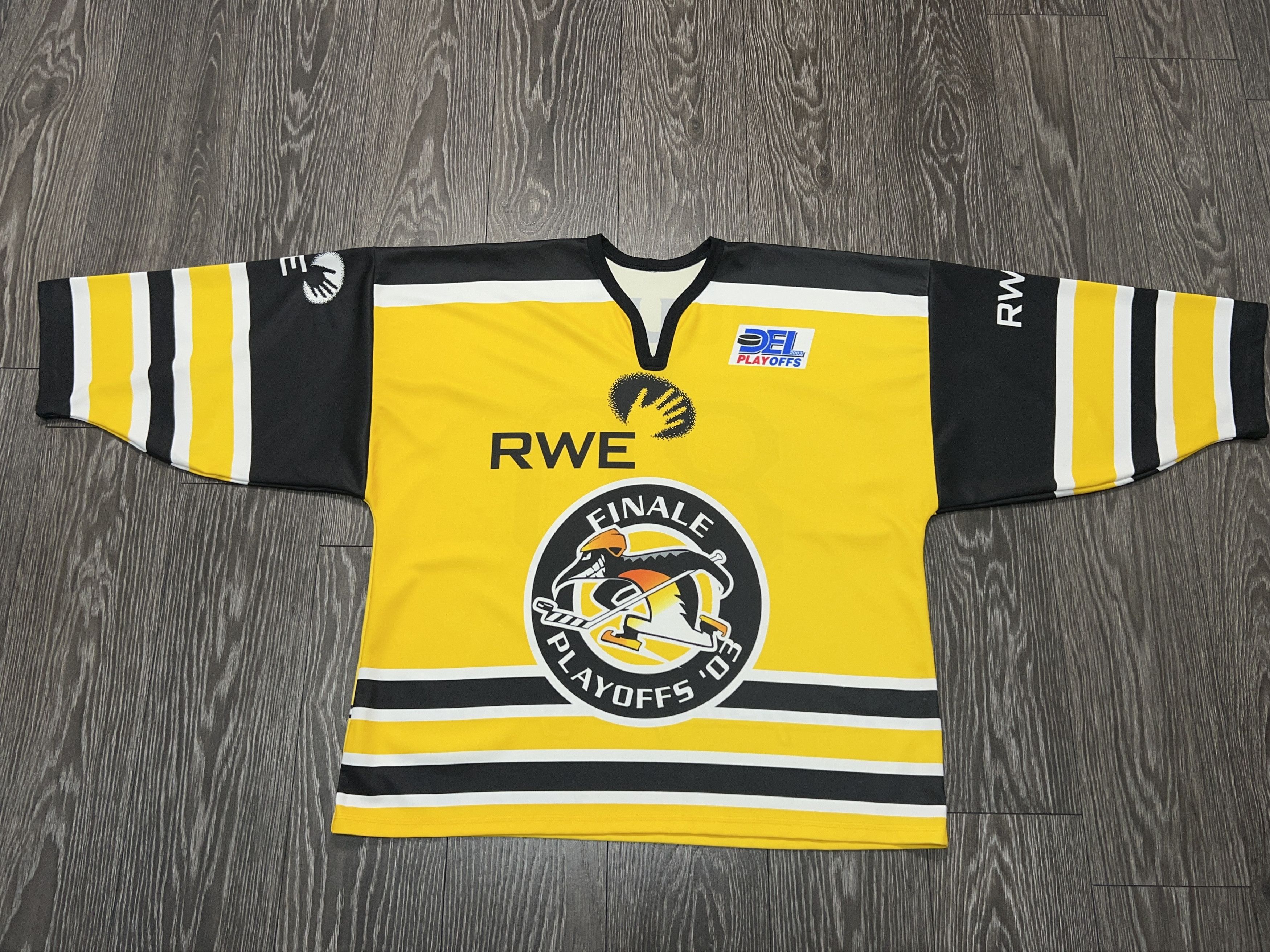 NHL Krefeld Penguins Metzen Munchen Ice Hockey Jersey Shirt Size US XL / EU 56 / 4 - 1 Thumbnail
