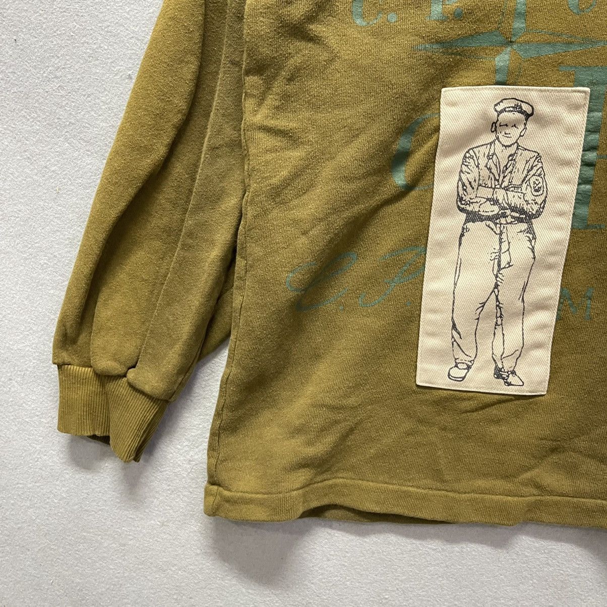 C.P. Company Vintage C.P. Company Garment Dyed Sweatshirt (Olive Green) Size US M / EU 48-50 / 2 - 6 Thumbnail