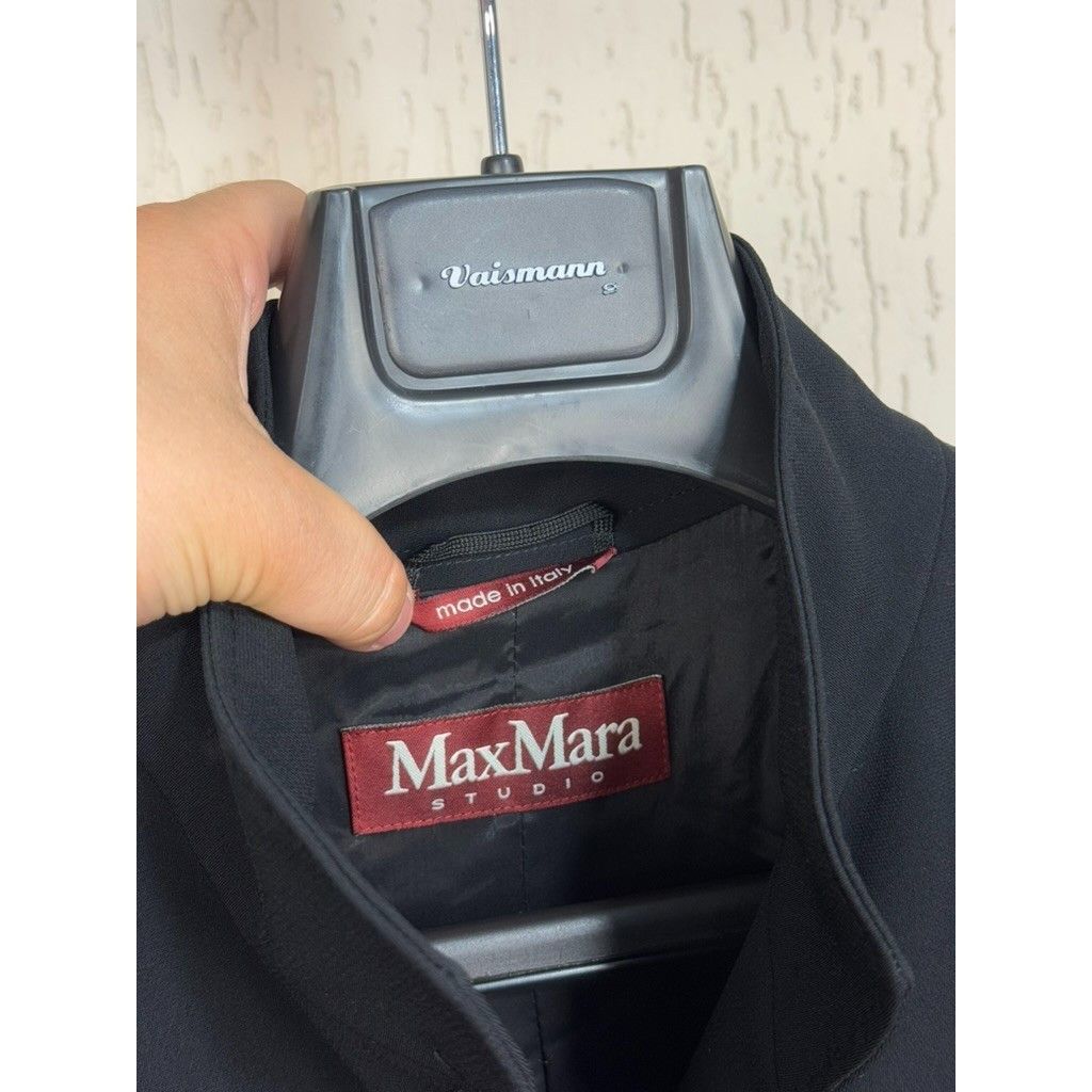 Max Mara Max Mara Studio Triacetate Black Jacket Coat Size 8 US Italy Size M / US 6-8 / IT 42-44 - 5 Thumbnail